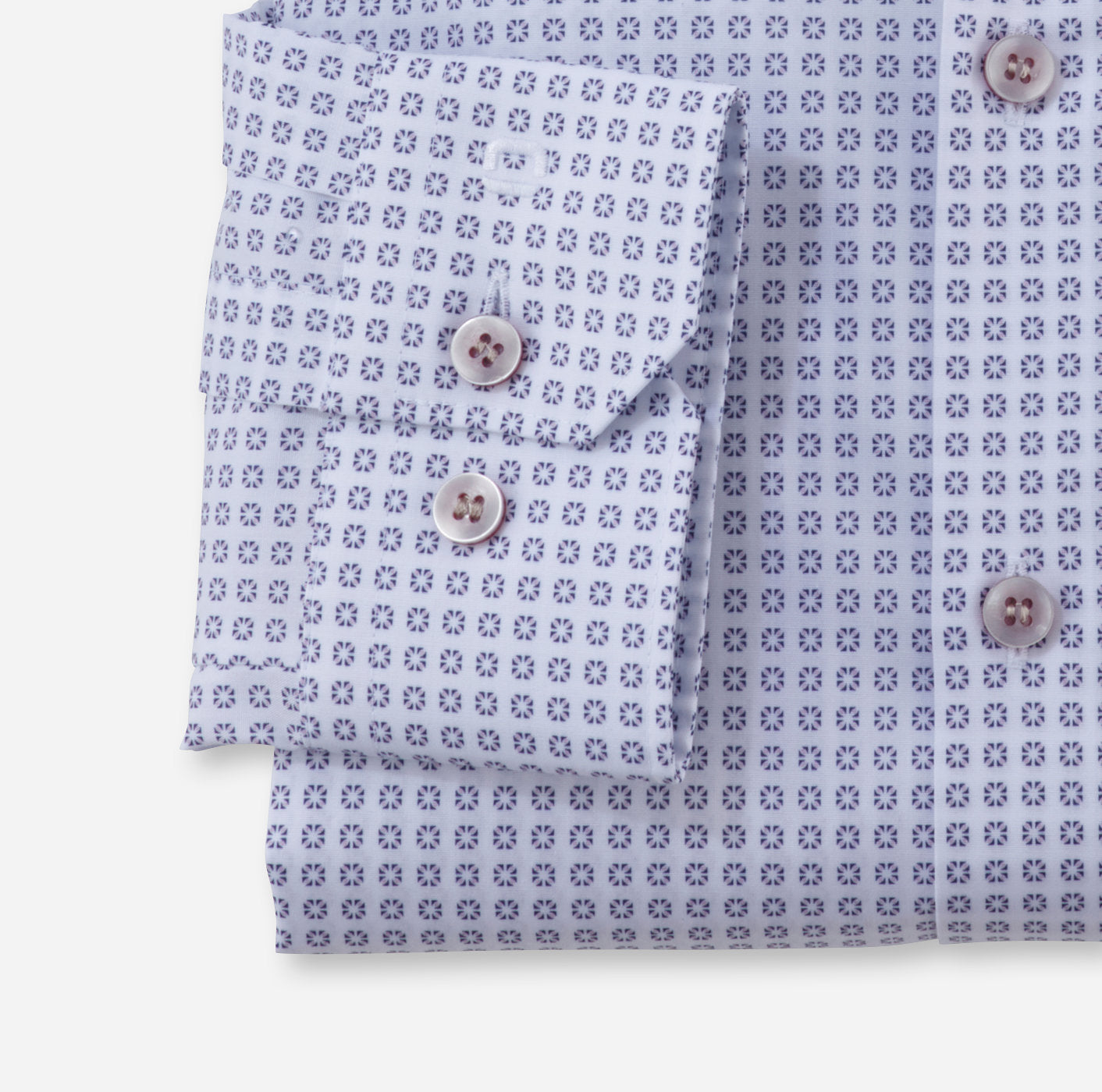 Olymp - Businesshemd mit modernem Print - No. 6 Super Slim