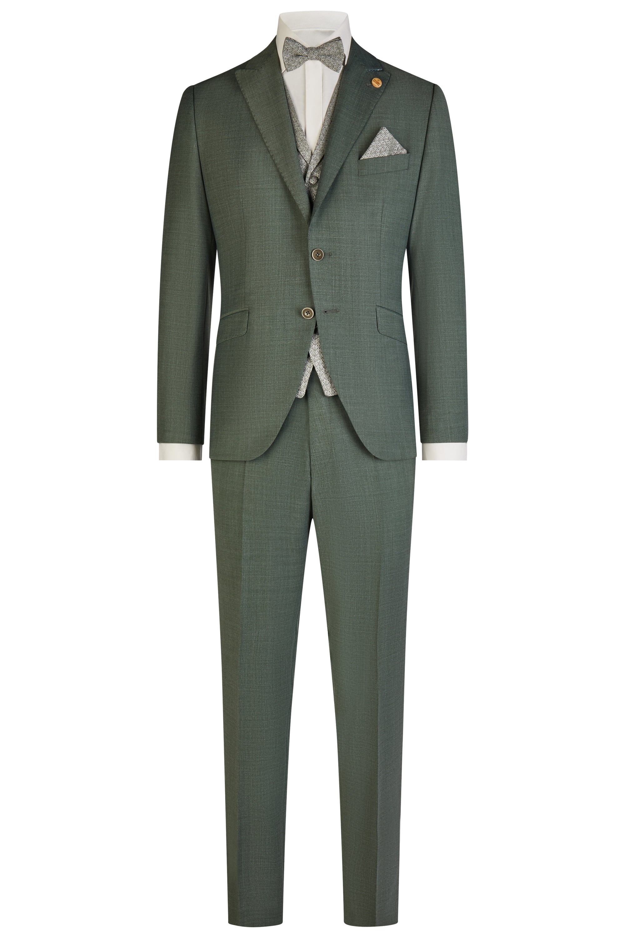 Festlicher Hochzeitsanzug - Tannengrün