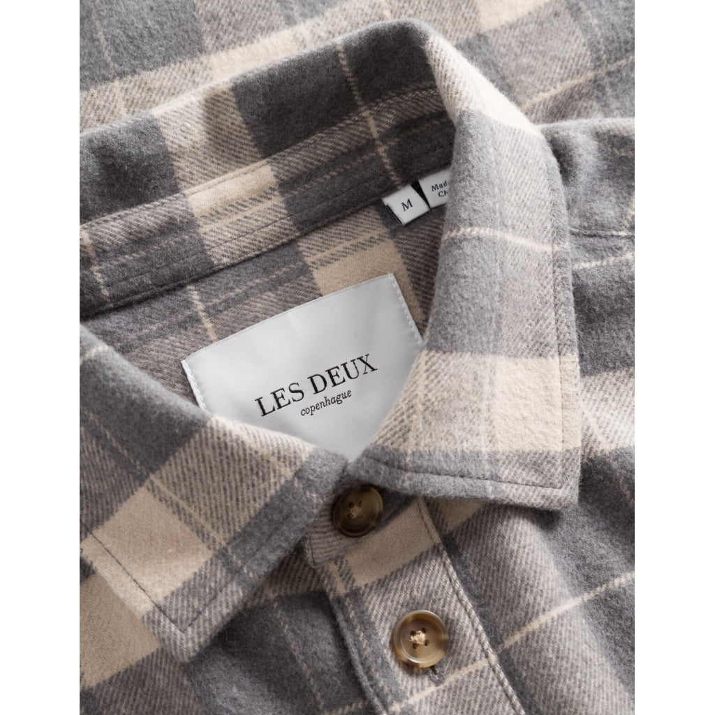 Les Deux - Overshirt aus leichtem Flannel - Lennon