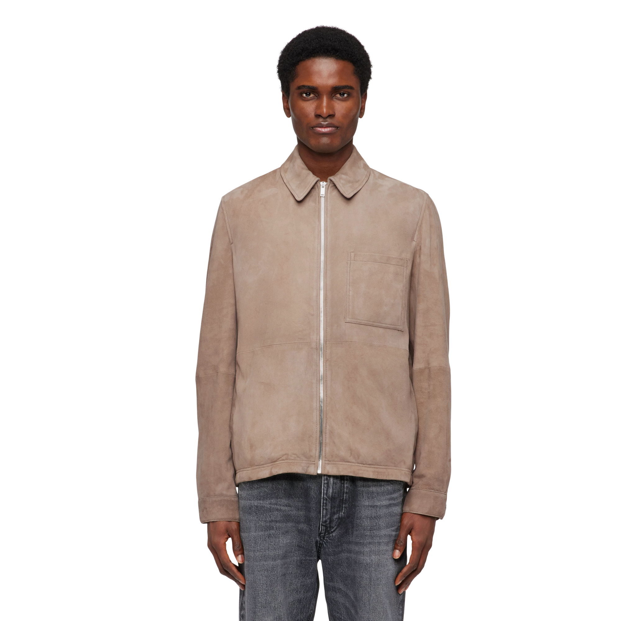 Drykorn - Stilvolles Overshirt aus Veloursleder - Jerson