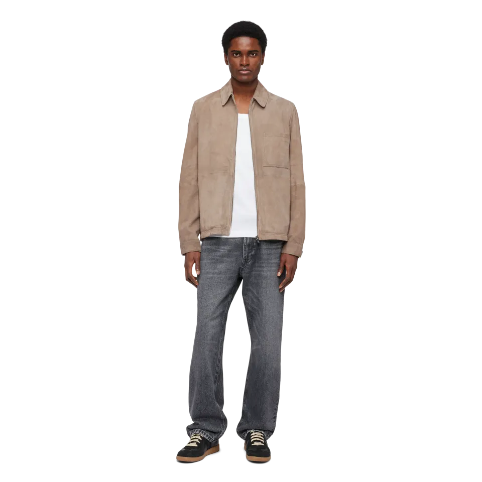 Drykorn - Stilvolles Overshirt aus Veloursleder - Jerson