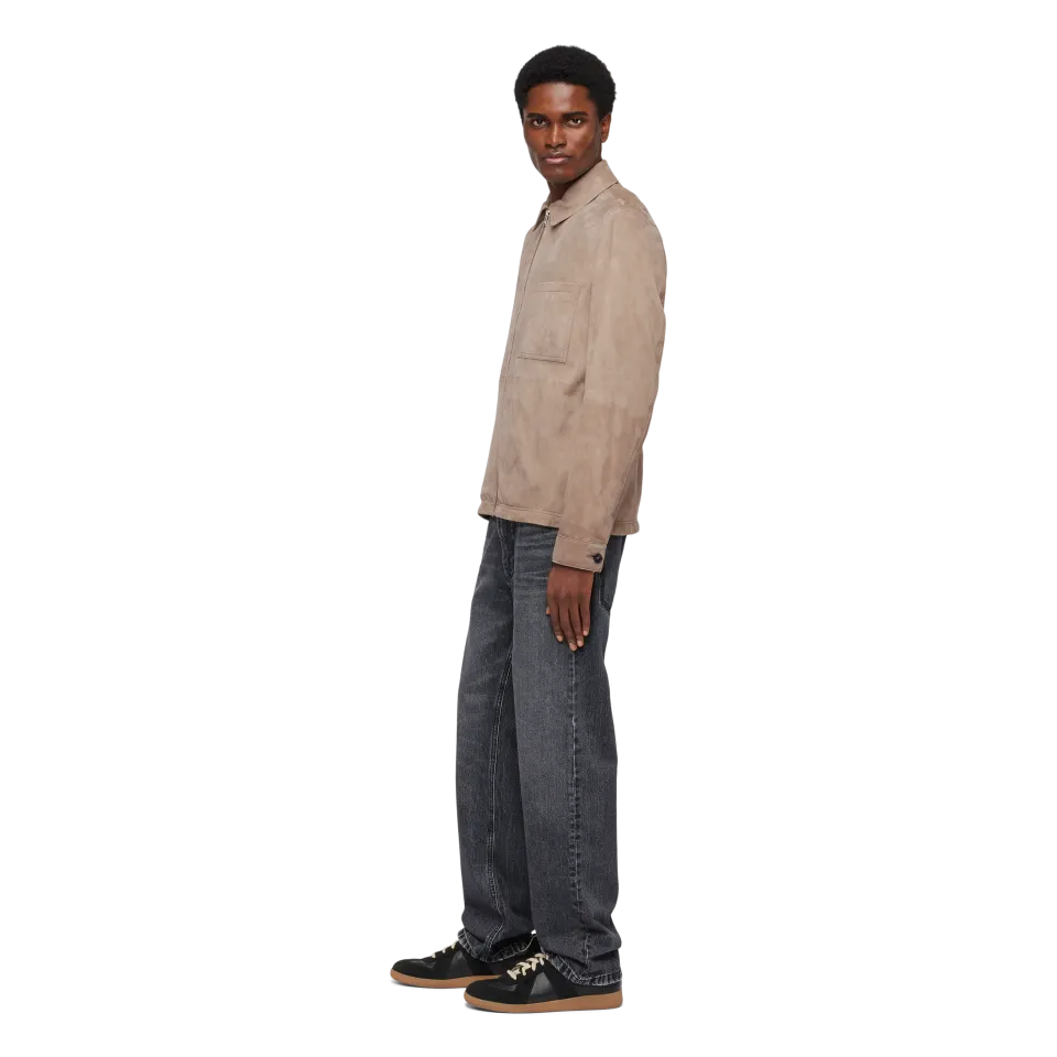 Drykorn - Stilvolles Overshirt aus Veloursleder - Jerson