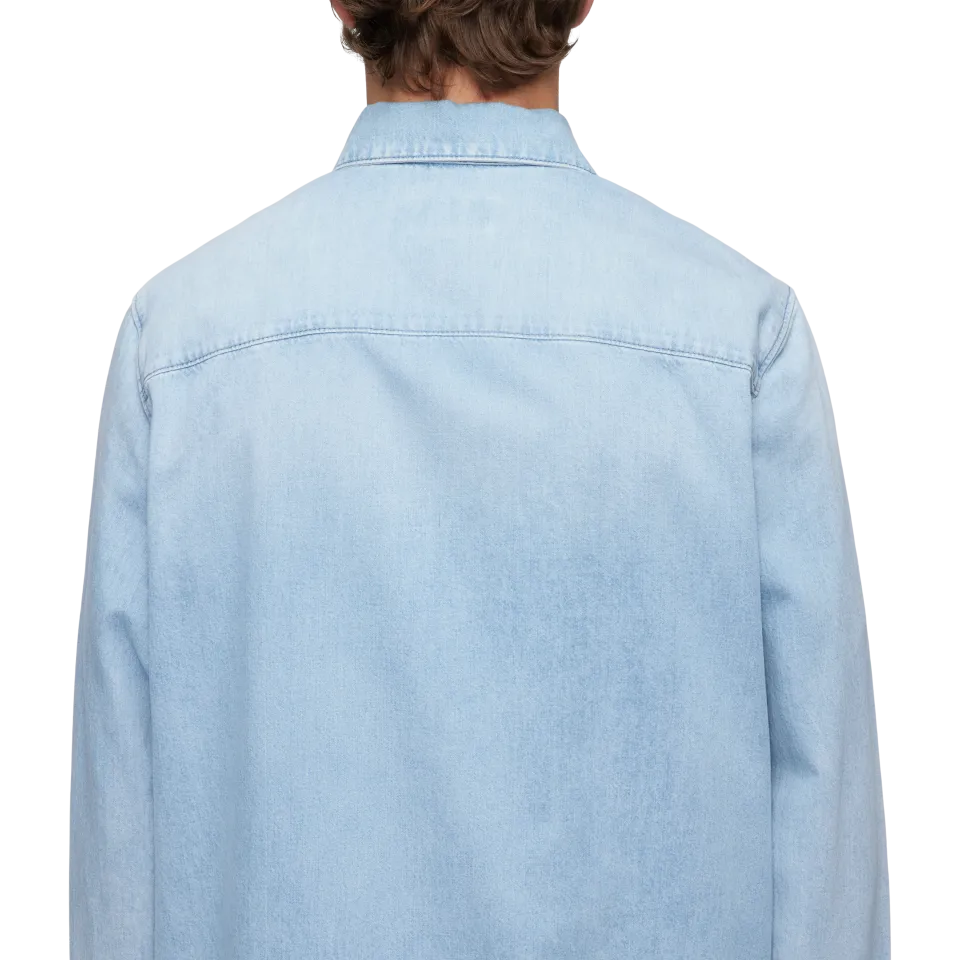 Drykorn - Leichtes Baumwollhemd in Denim-Optik - Hecto