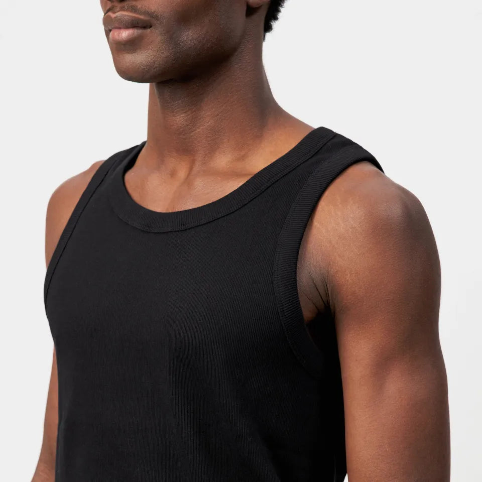Drykorn- Klassisches Tanktop aus hochwertiger Ripp-Baumwolle - Nathan