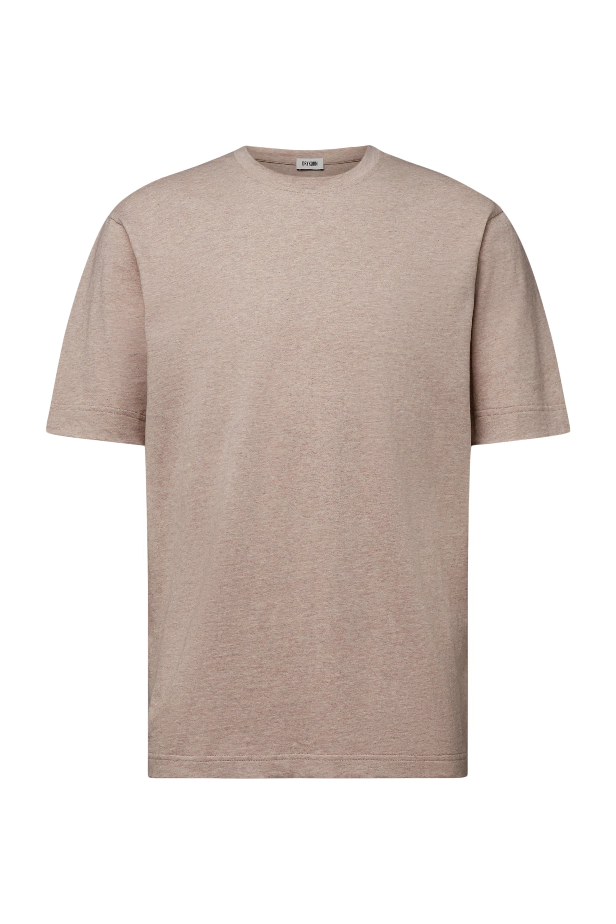 Drykorn - Rundhals T-Shirt in Beige - Raphael