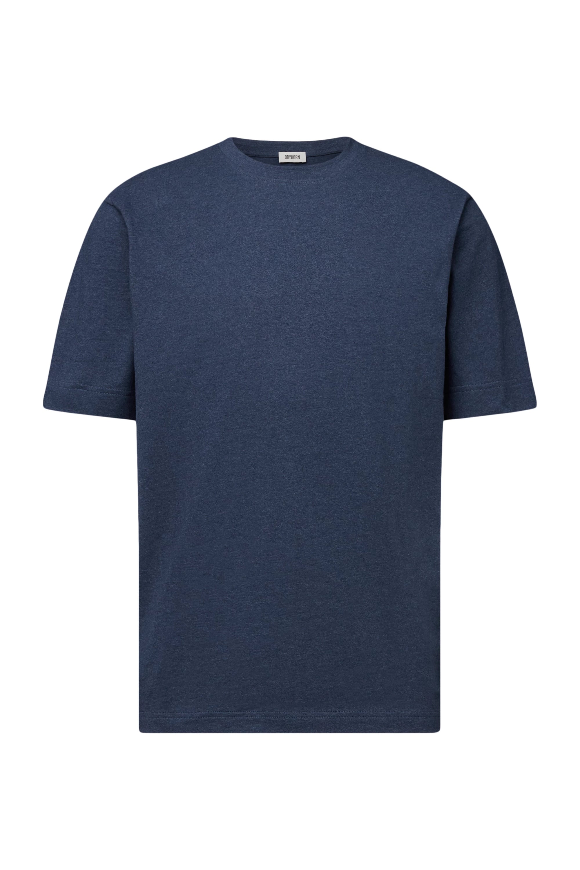 Drykorn - Rundhals T-Shirt in Blau - Raphael
