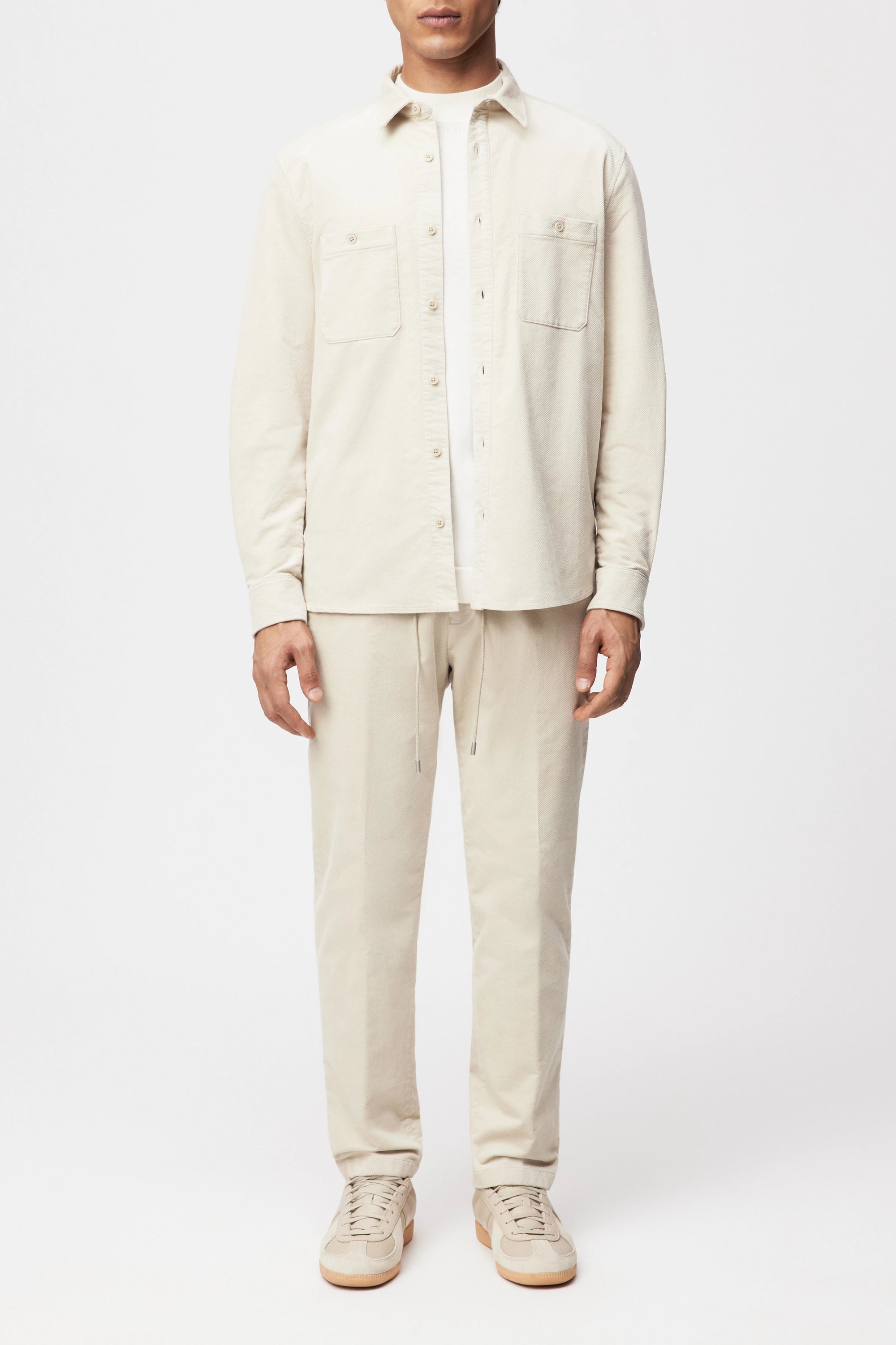 Drykorn - Leichtes Overshirt in Offwhite - Nowen