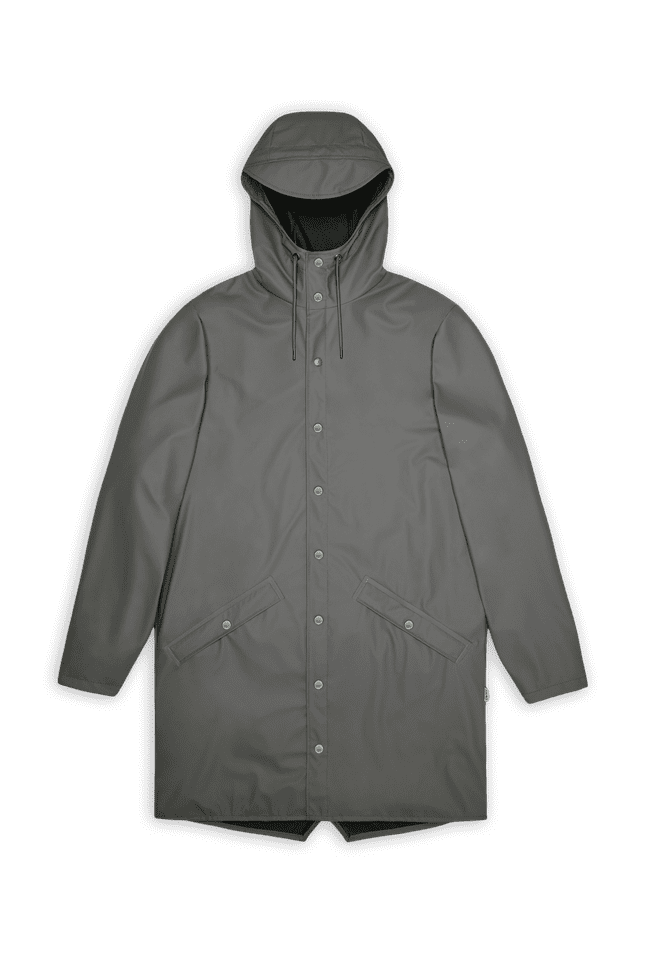 Rains - Lange Wasser- & Winddichte Regenjacke Unisex