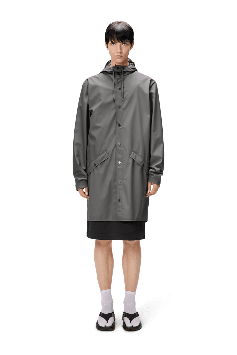 Rains - Lange Wasser- & Winddichte Regenjacke Unisex