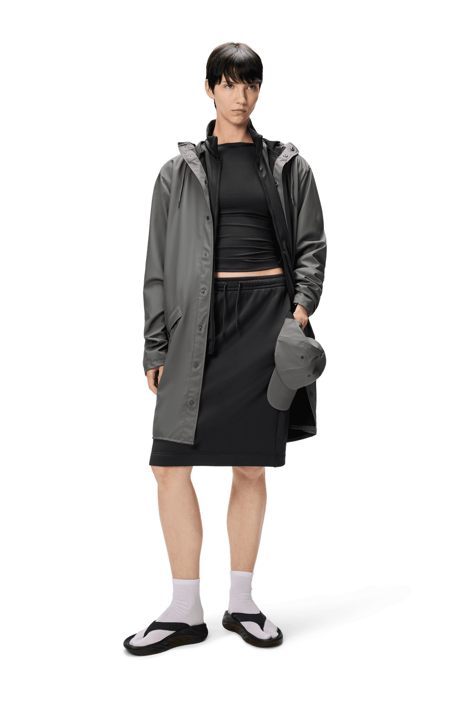 Rains - Lange Wasser- & Winddichte Regenjacke Unisex