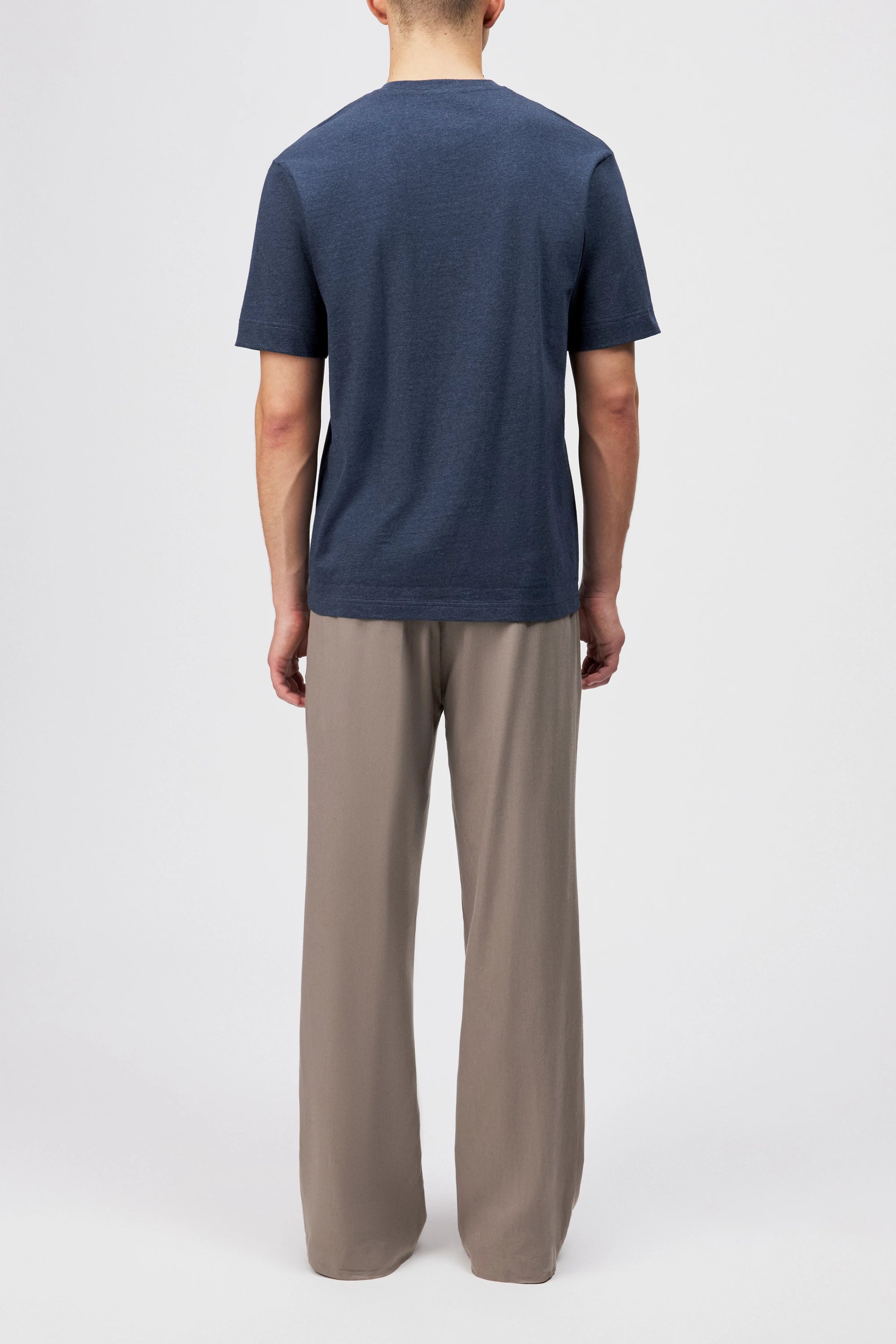 Drykorn - Rundhals T-Shirt in Blau - Raphael