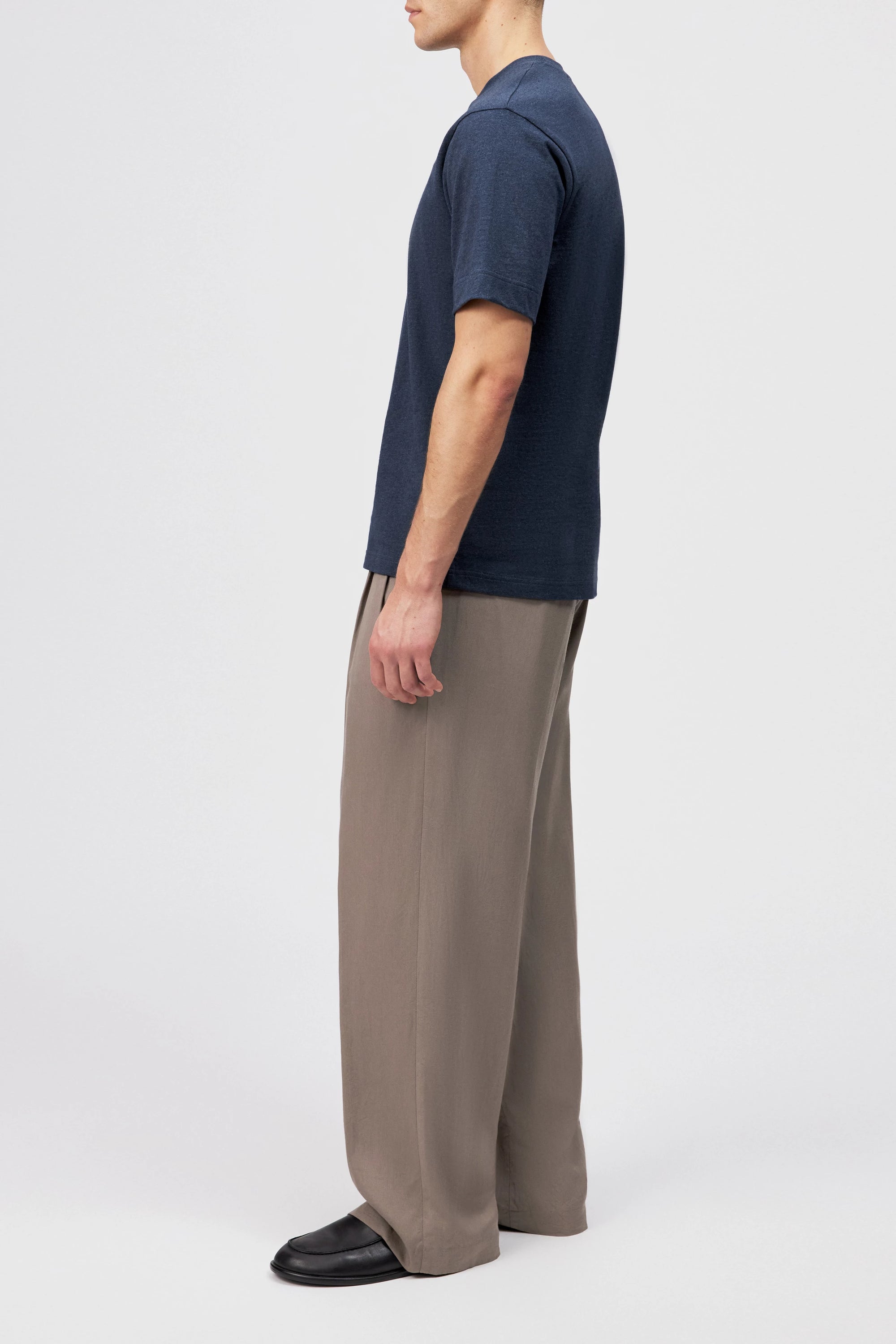 Drykorn - Rundhals T-Shirt in Blau - Raphael