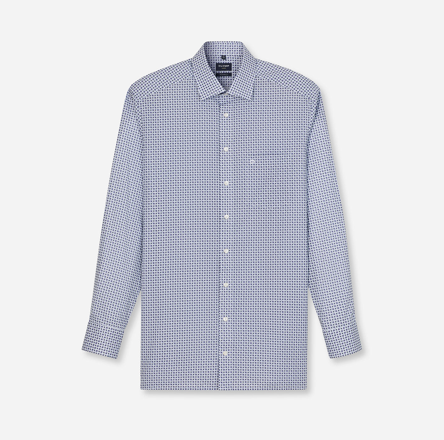 Olymp - Businesshemd mit modernem Print - Modern Fit