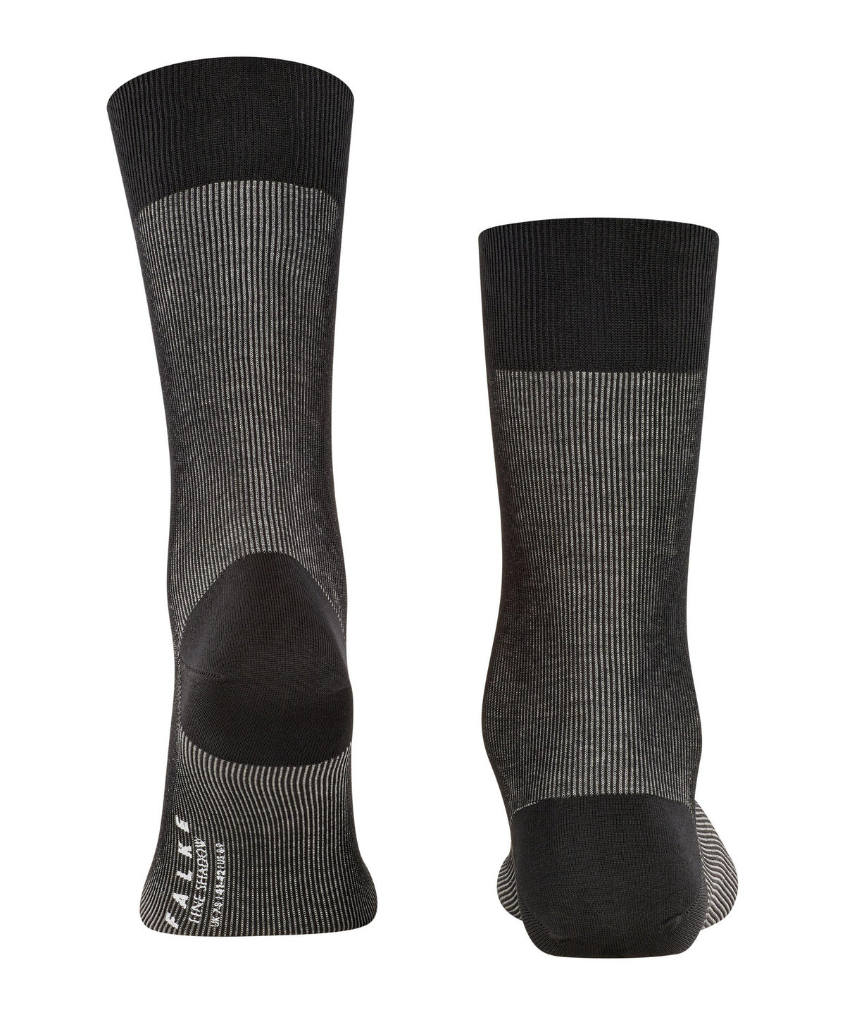 Falke - Socken - Fine Shadow - Schwarz/Grau