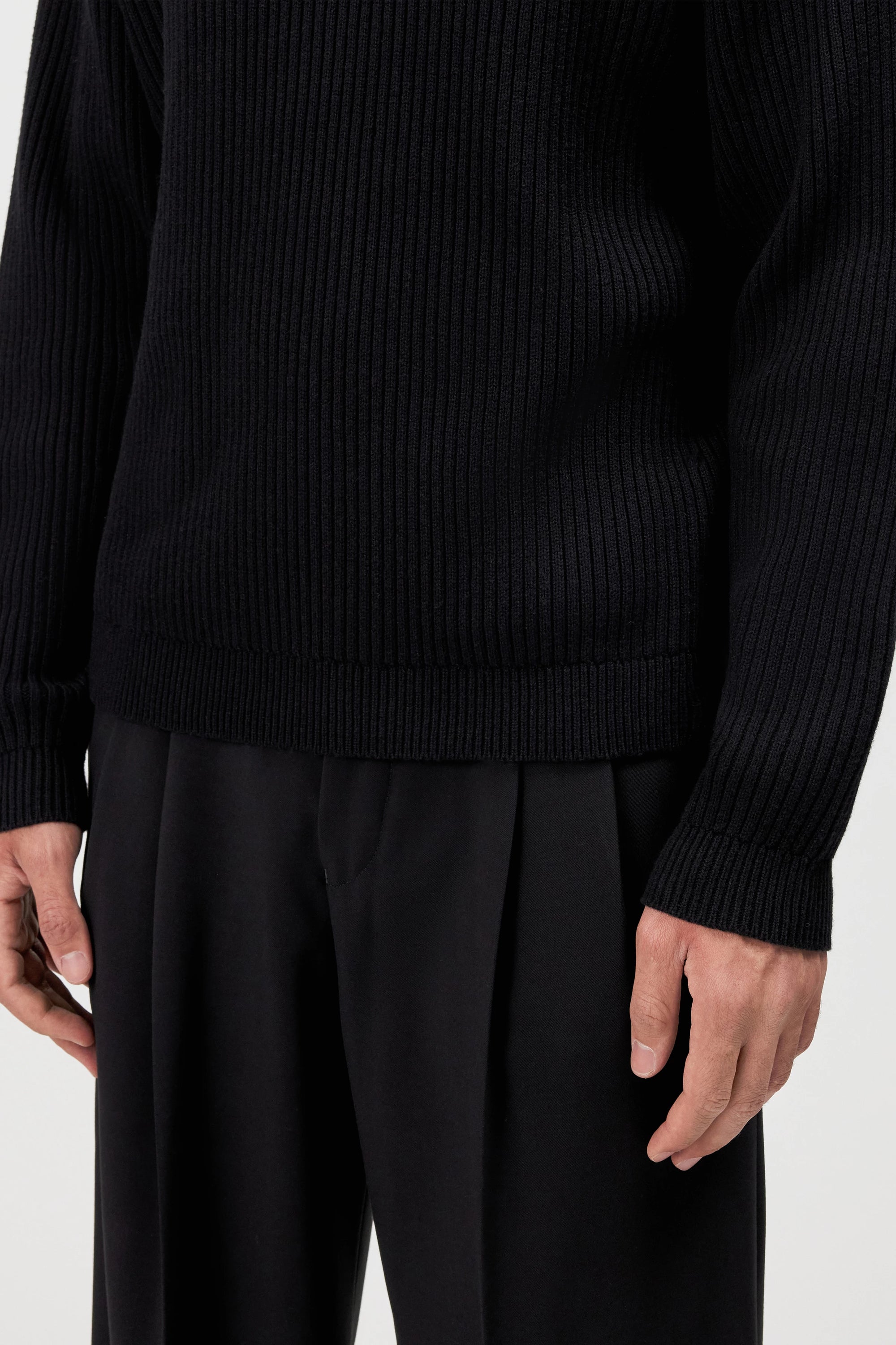 Drykorn - Henley-Strickpullover mit markanter Rippenstruktur - Yoonis