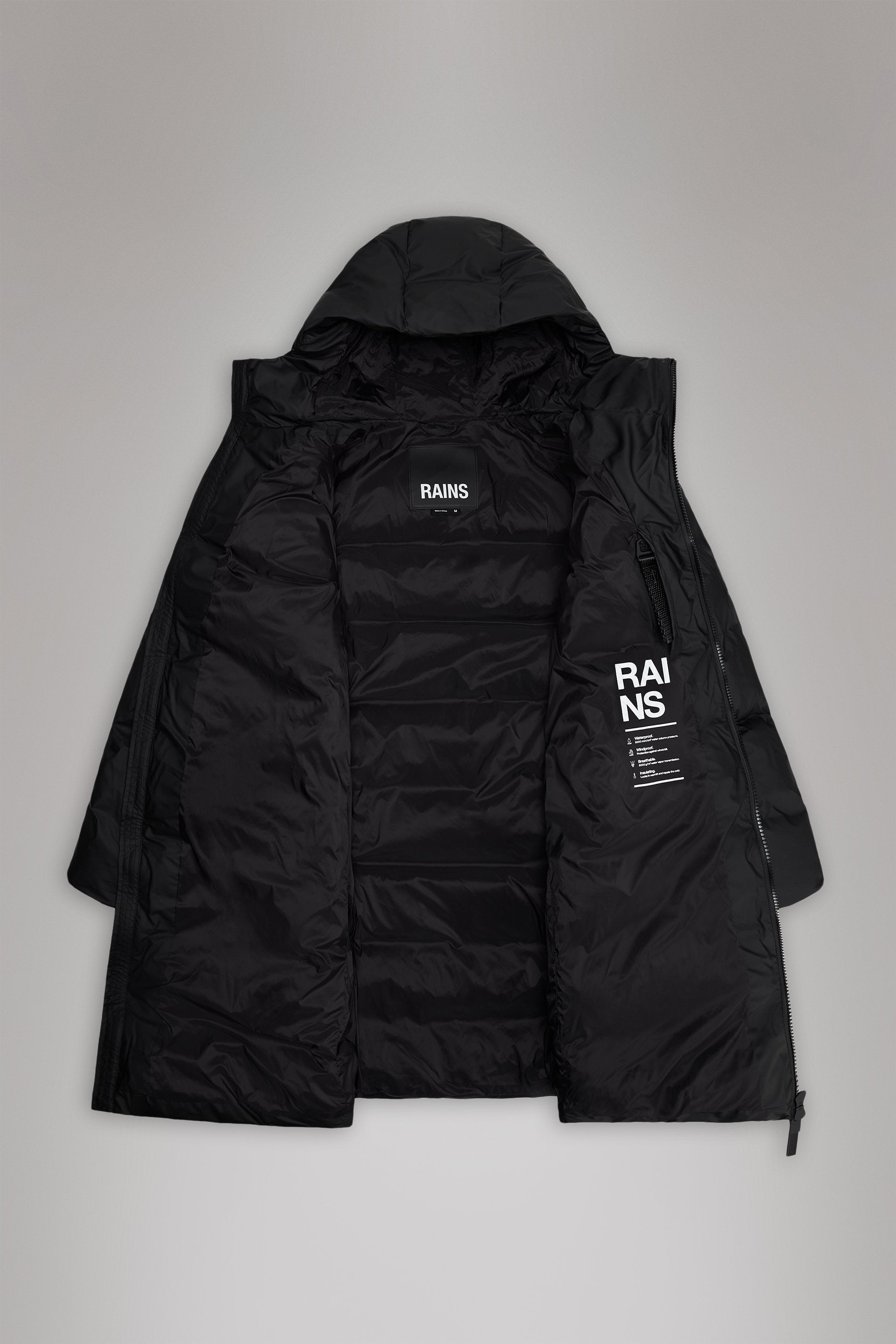 Rains - Cleaner Winterparka mit maximalem Wetterschutz