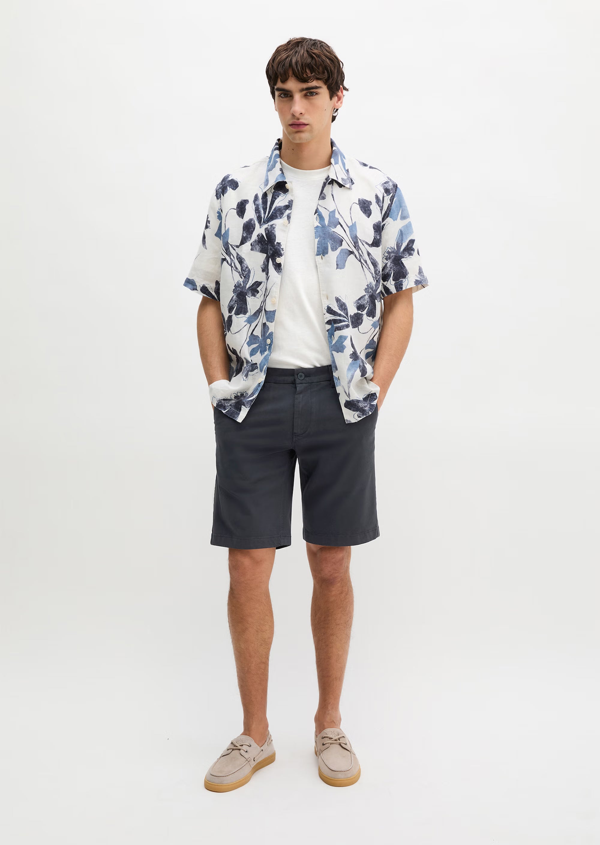 Marc O'Polo - Beqeume Chino-Short in Navy