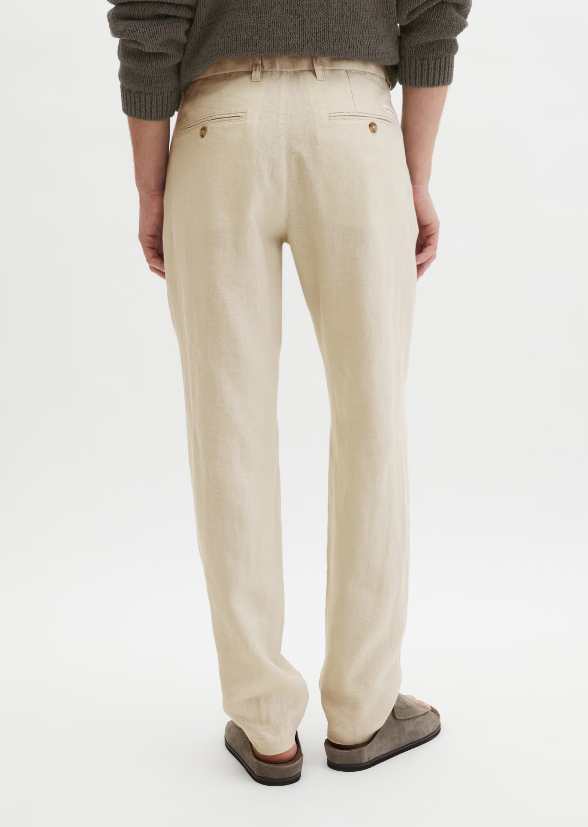 Marc O'Polo - Leinenhose Tapered Fit in Beige