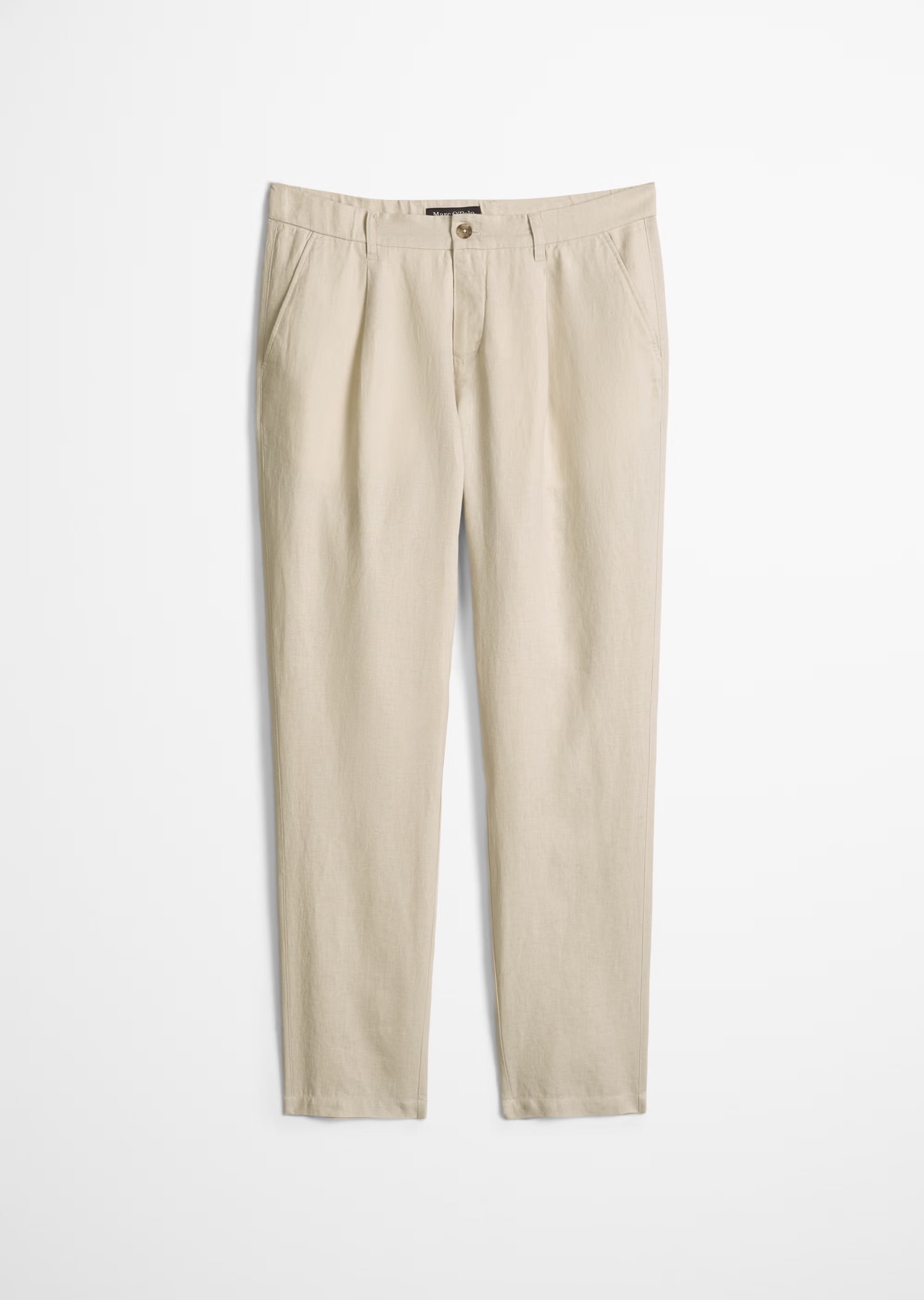 Marc O'Polo - Leinenhose Tapered Fit in Beige