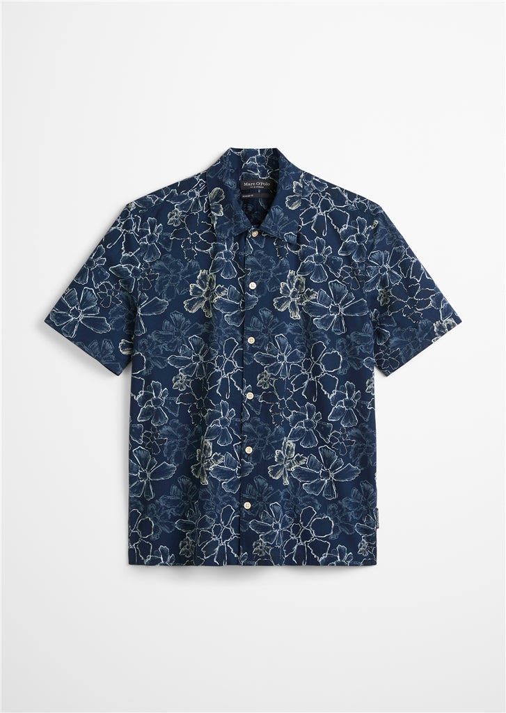 Marc O'Polo - Sommerliches Halbarmhemd mit floralem Muster