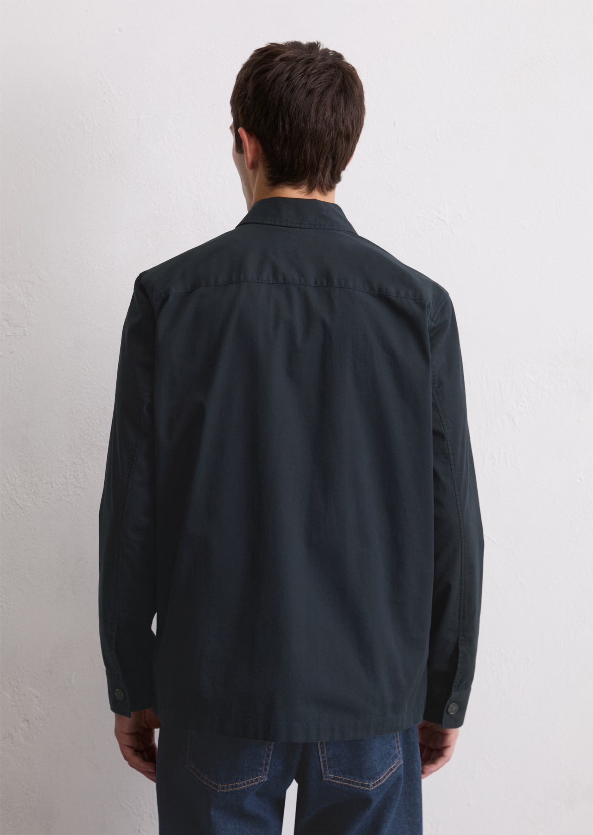 Marc O'Polo - Overshirt aus leichtem Bio-Baumwoll-Twill