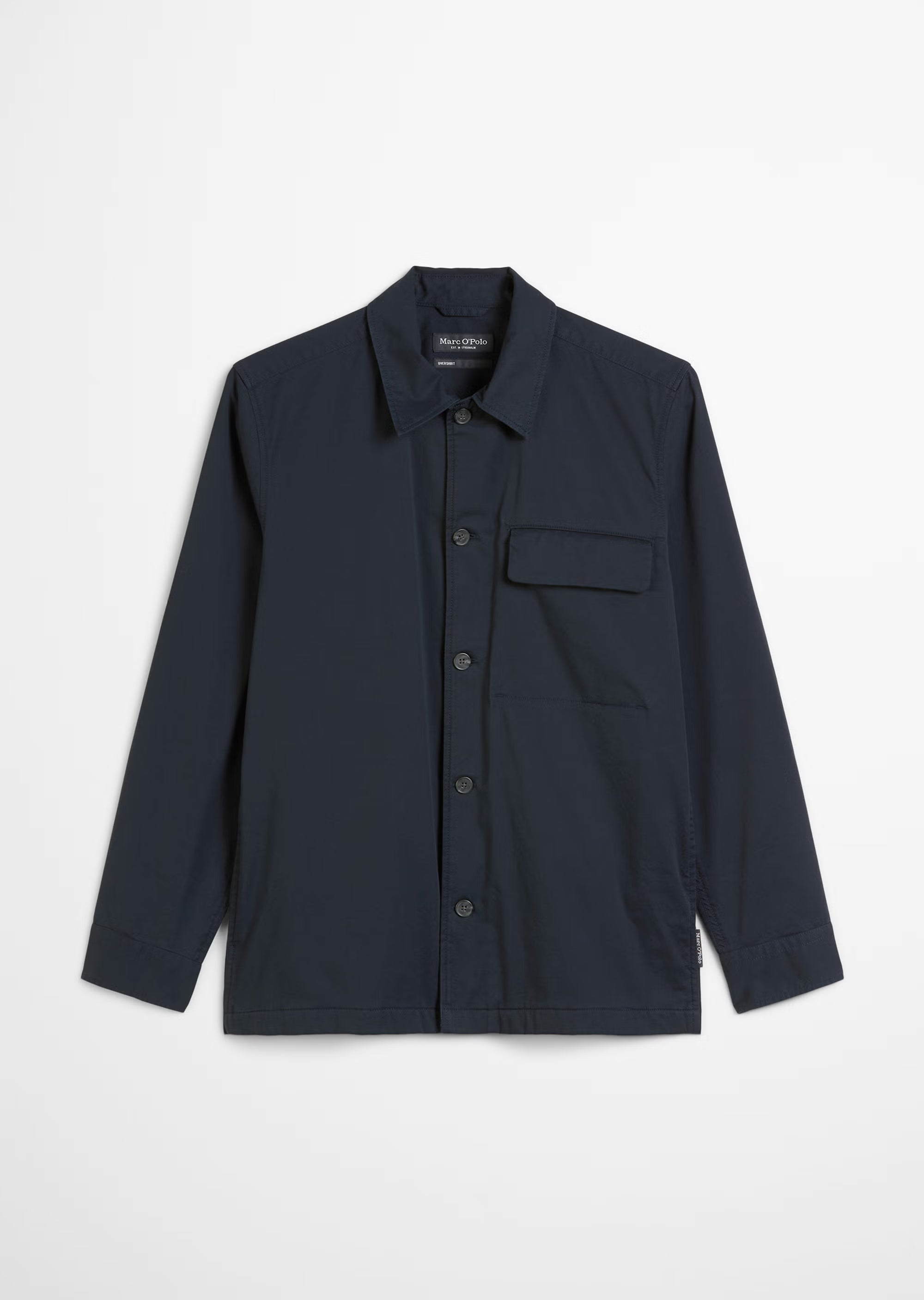 Marc O'Polo - Overshirt aus leichtem Bio-Baumwoll-Twill