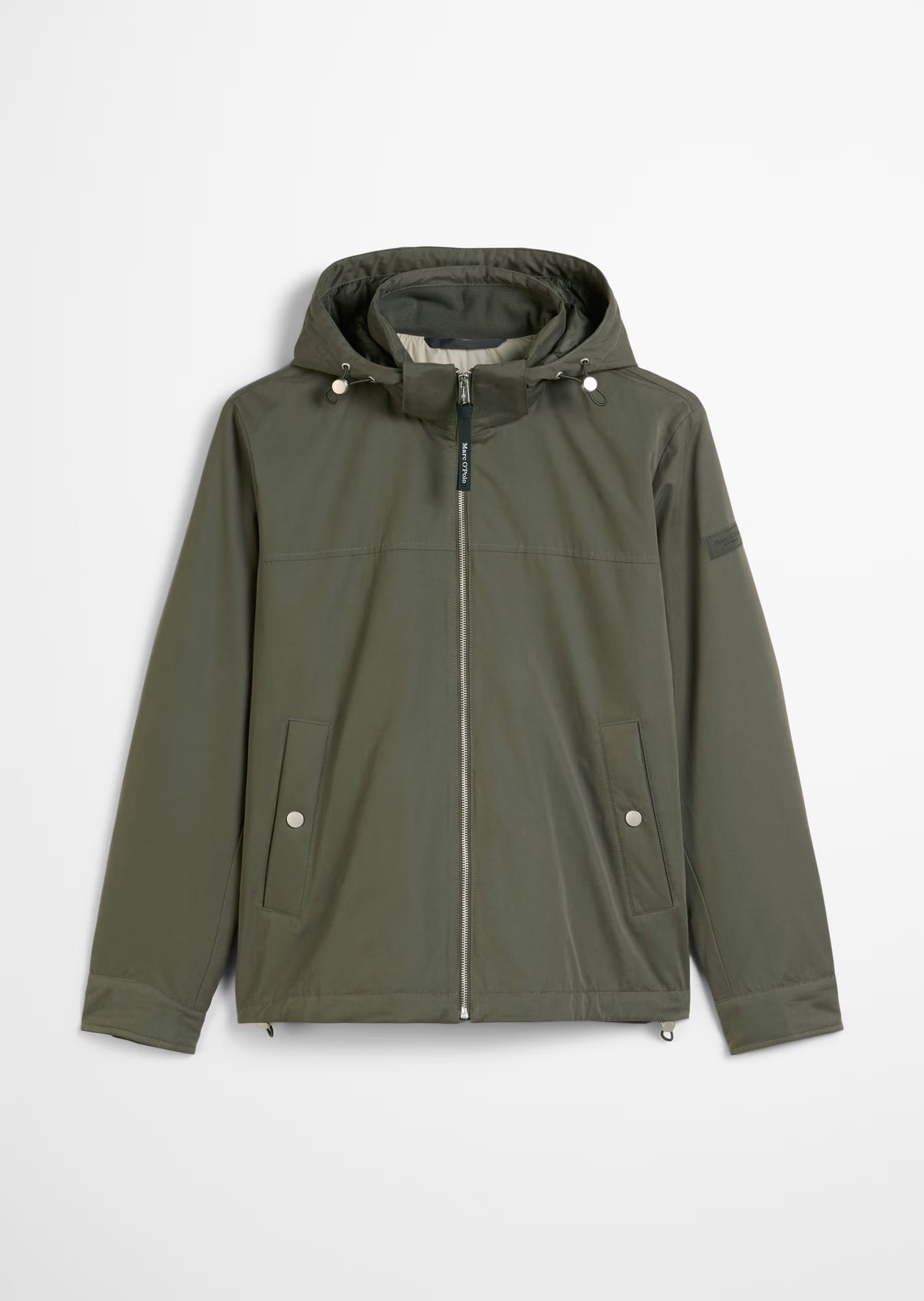 Marc O'Polo - Stilvoller Blouson mit Kapuze in Oliv