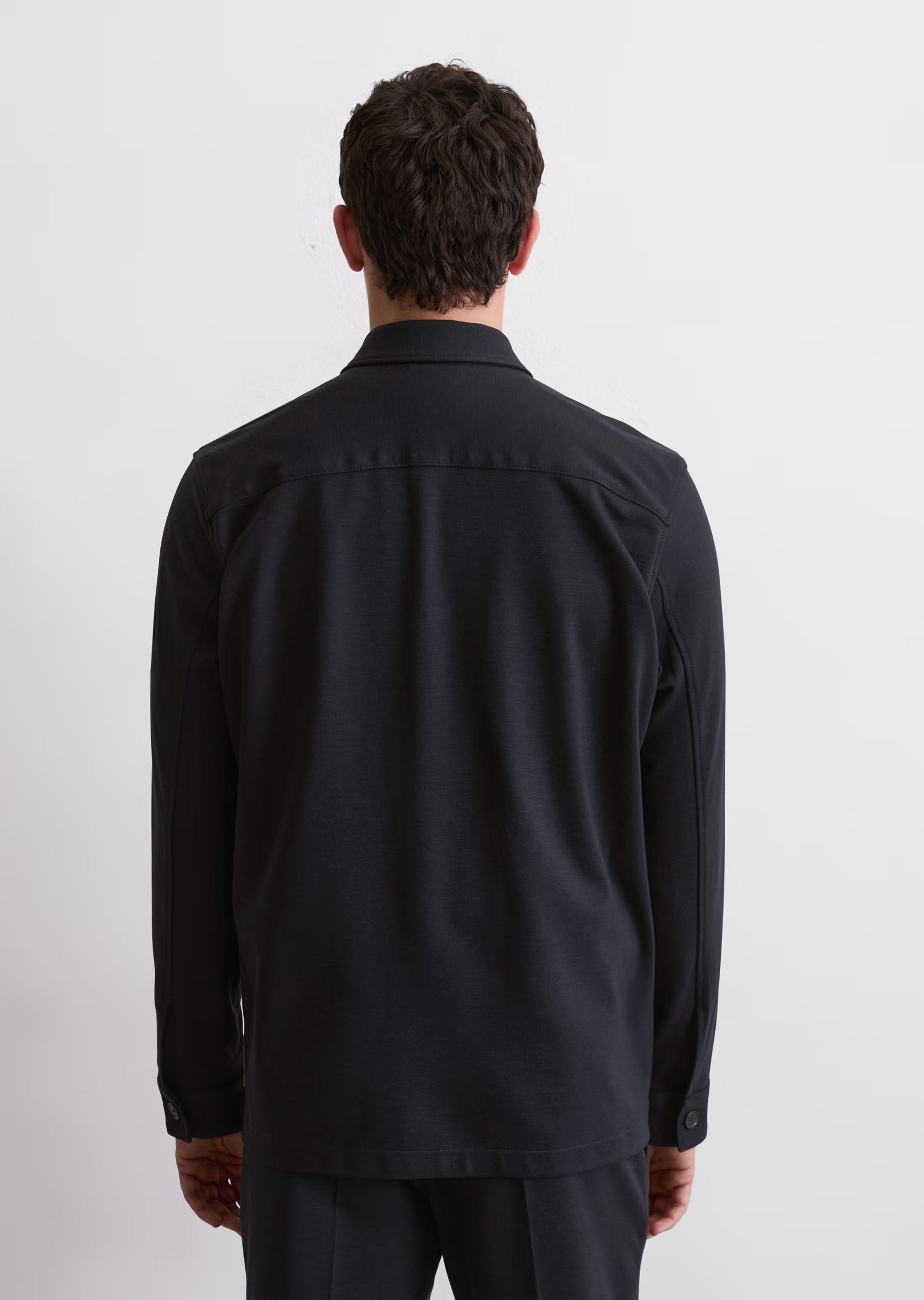 Marc O'Polo x DFB - Overshirt aus angenehmer Viskose-Jersey-Ware