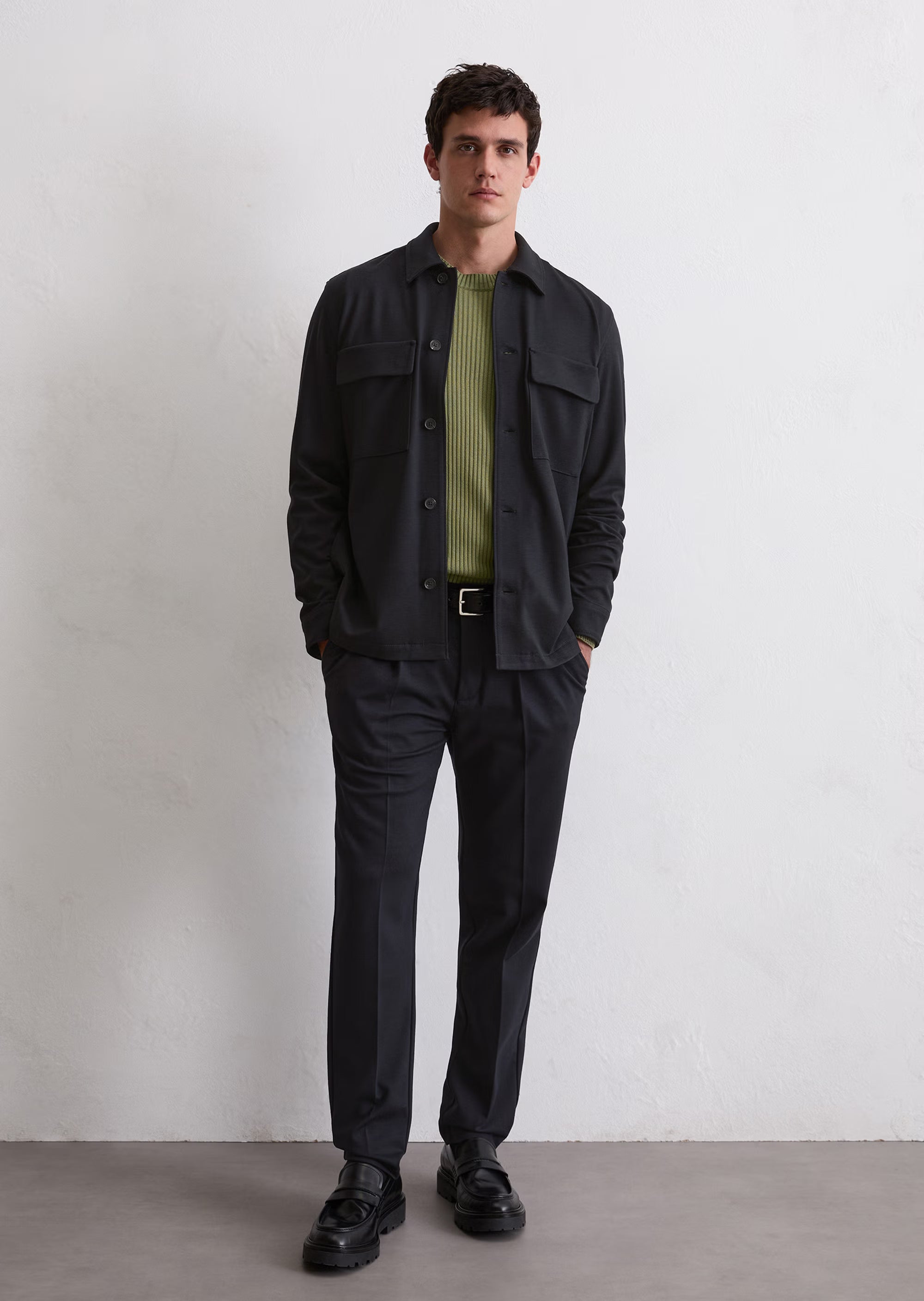 Marc O'Polo x DFB - Overshirt aus angenehmer Viskose-Jersey-Ware