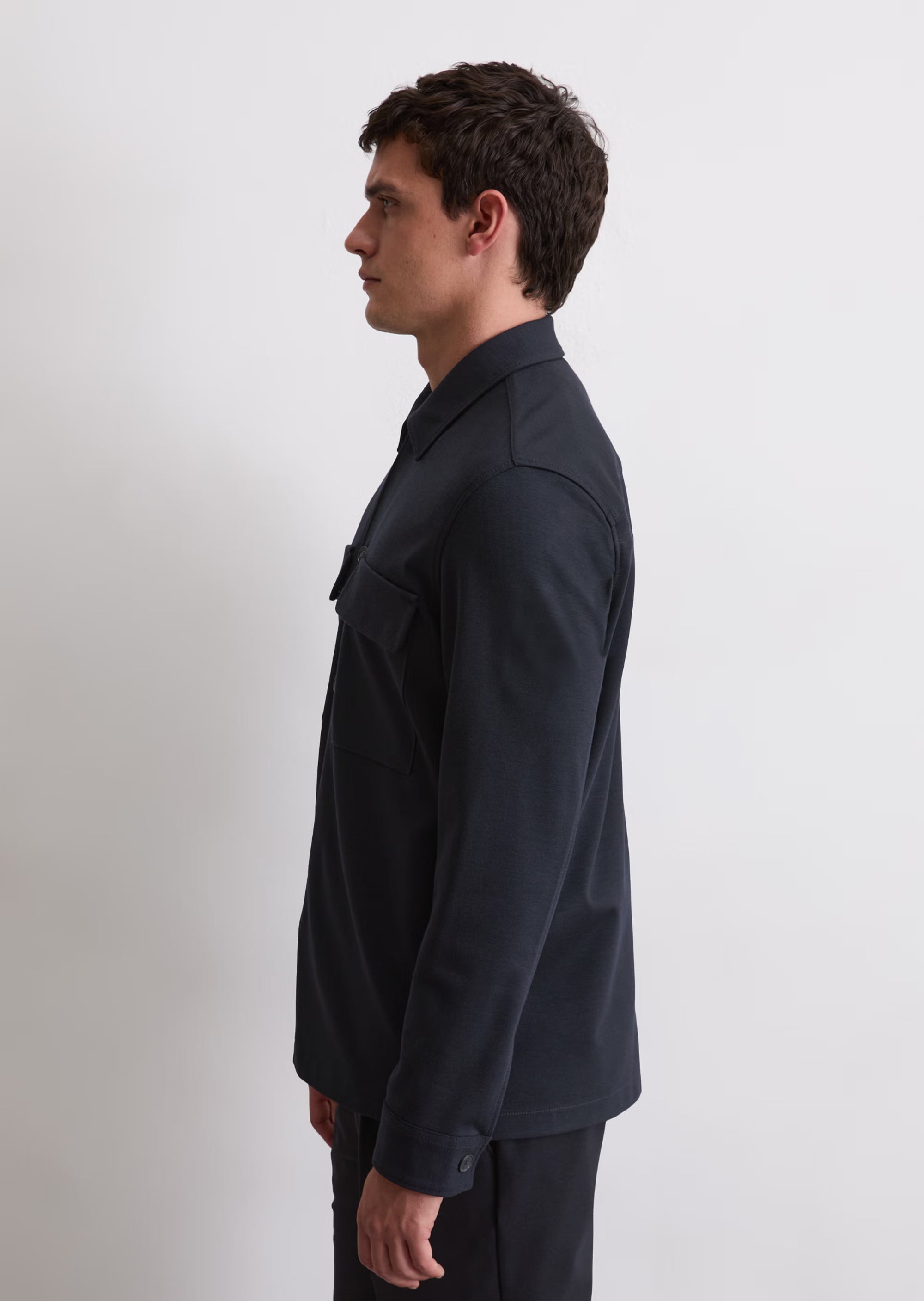 Marc O'Polo x DFB - Overshirt aus angenehmer Viskose-Jersey-Ware