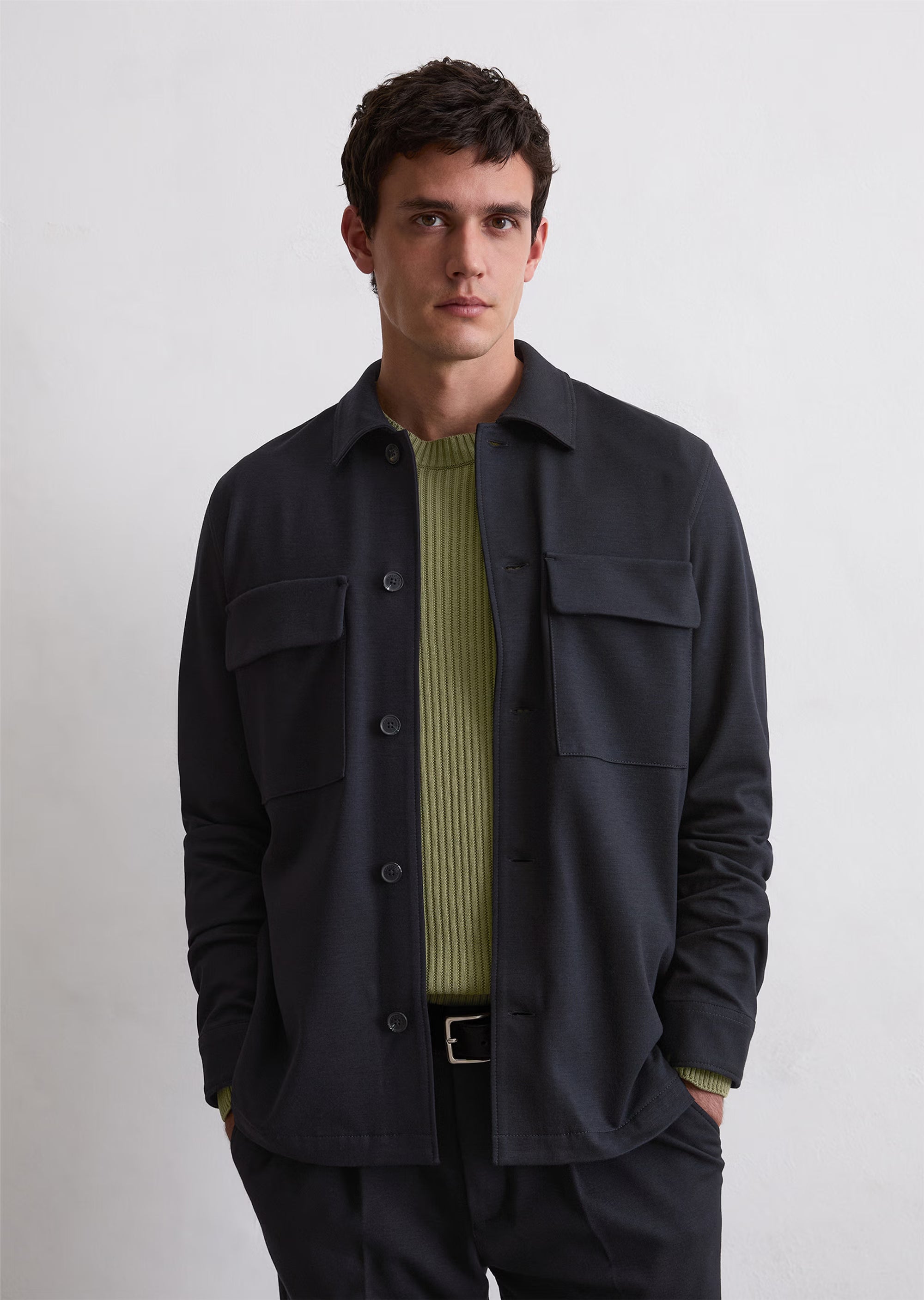 Marc O'Polo x DFB - Overshirt aus angenehmer Viskose-Jersey-Ware