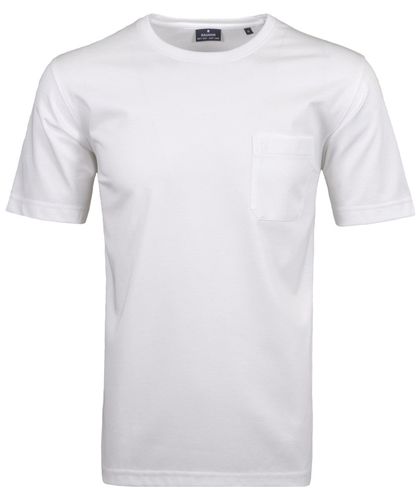 Ragman - Easycare T-Shirt mit Rundhals