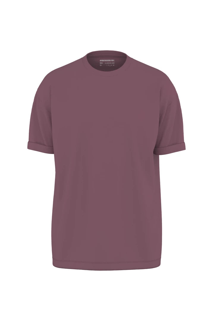 Drykorn - Basic T-Shirt mit Umschlag und normaler Passform - Thilo