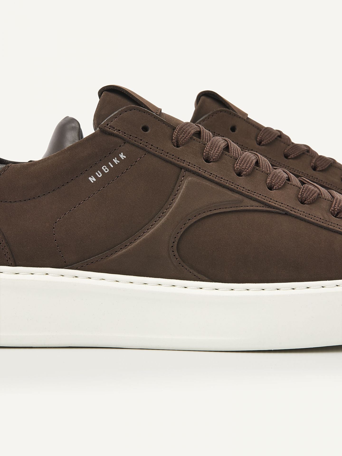 Nubikk - Stilvoller Sneaker in Dunkelbraun - Vick Cosmo