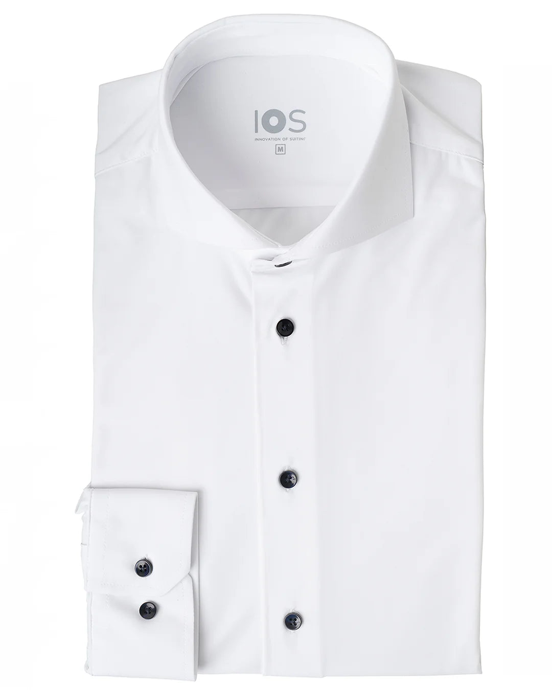 IOS - Hemd aus sehr bequemer Jerseyware - White contrast