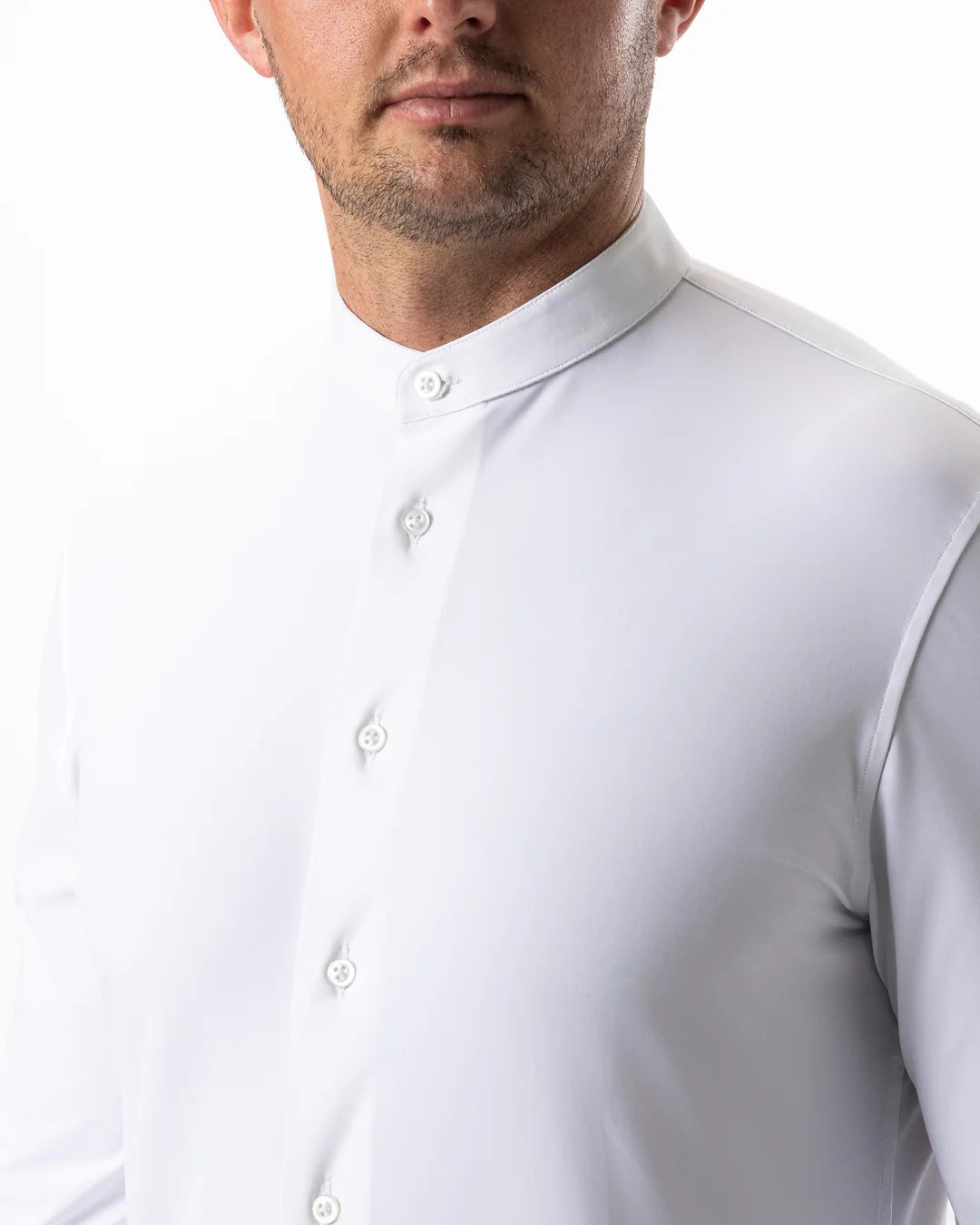 IOS - Hemd aus sehr bequemer Jerseyware - White