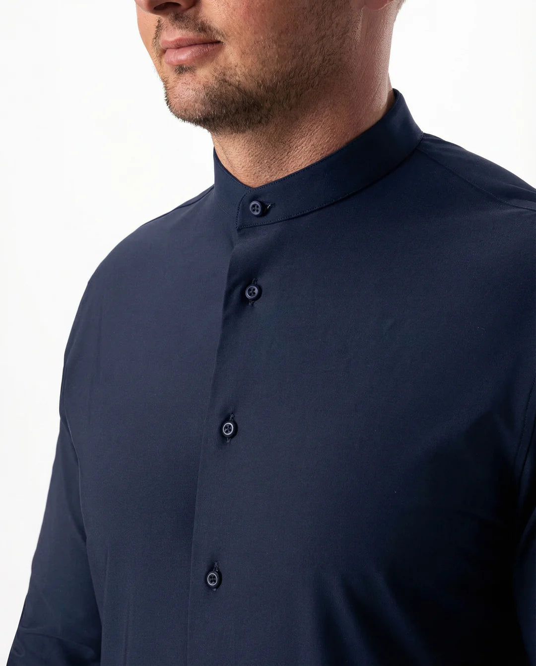 IOS - Hemd aus sehr bequemer Jerseyware - Navy