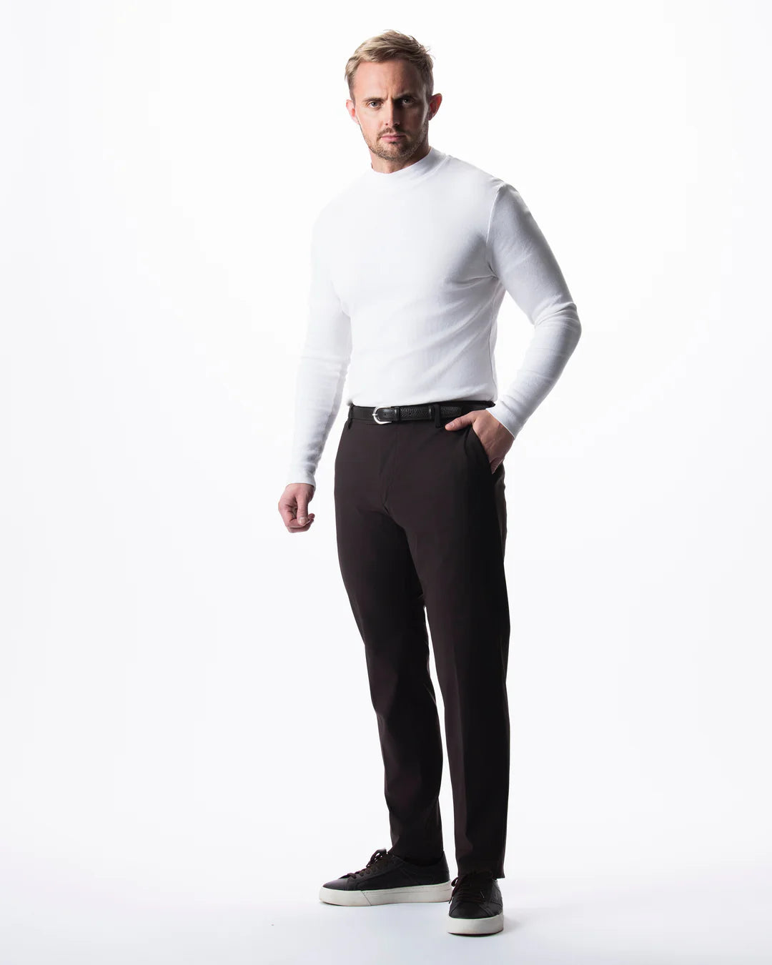IOS - Schmale Anzughose "Classic" - Brown