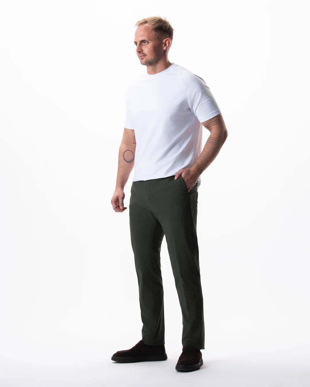 IOS - Schmale Anzughose "Classic" - Khaki