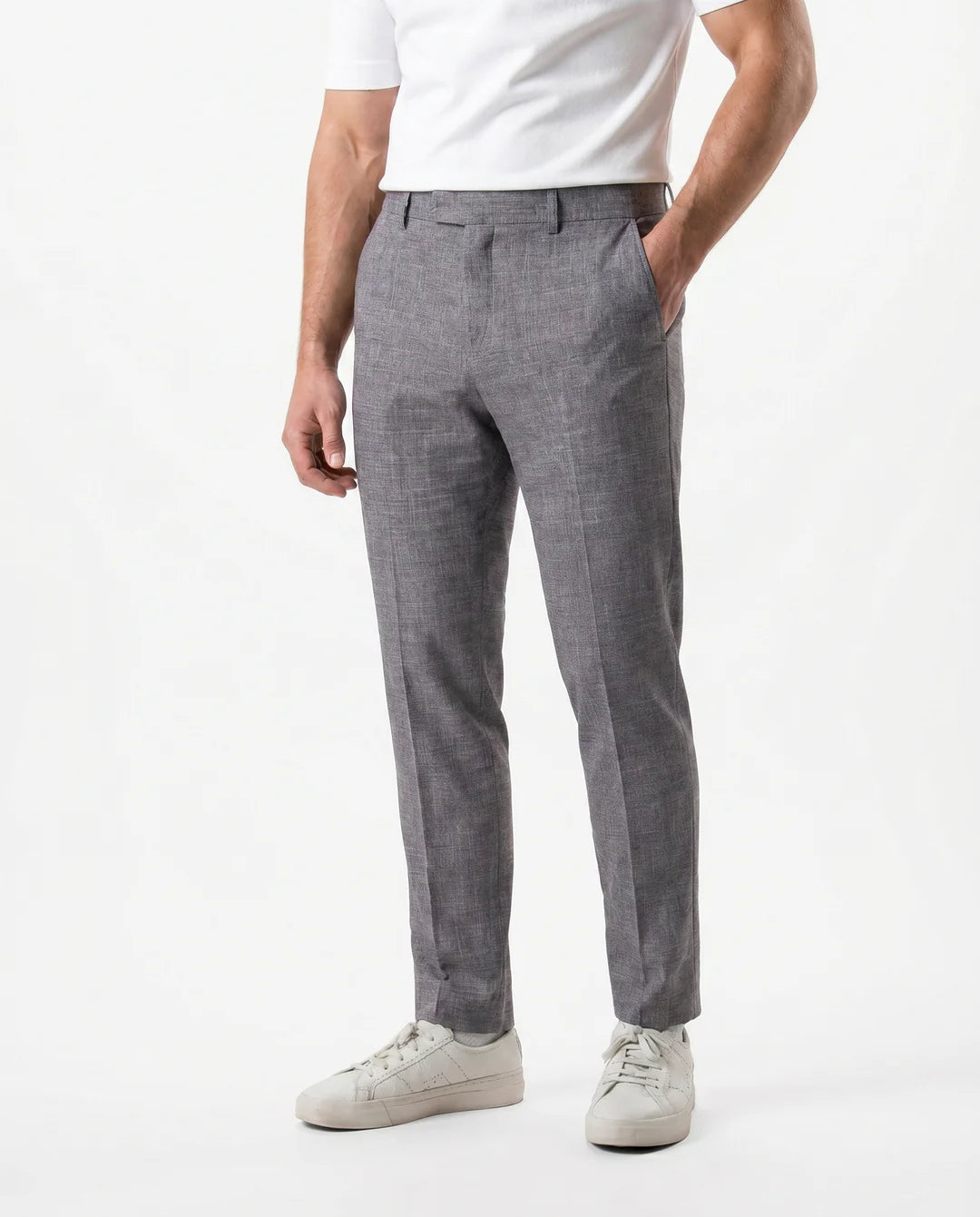 IOS - Schmale Anzughose "Classic" - Light Brown
