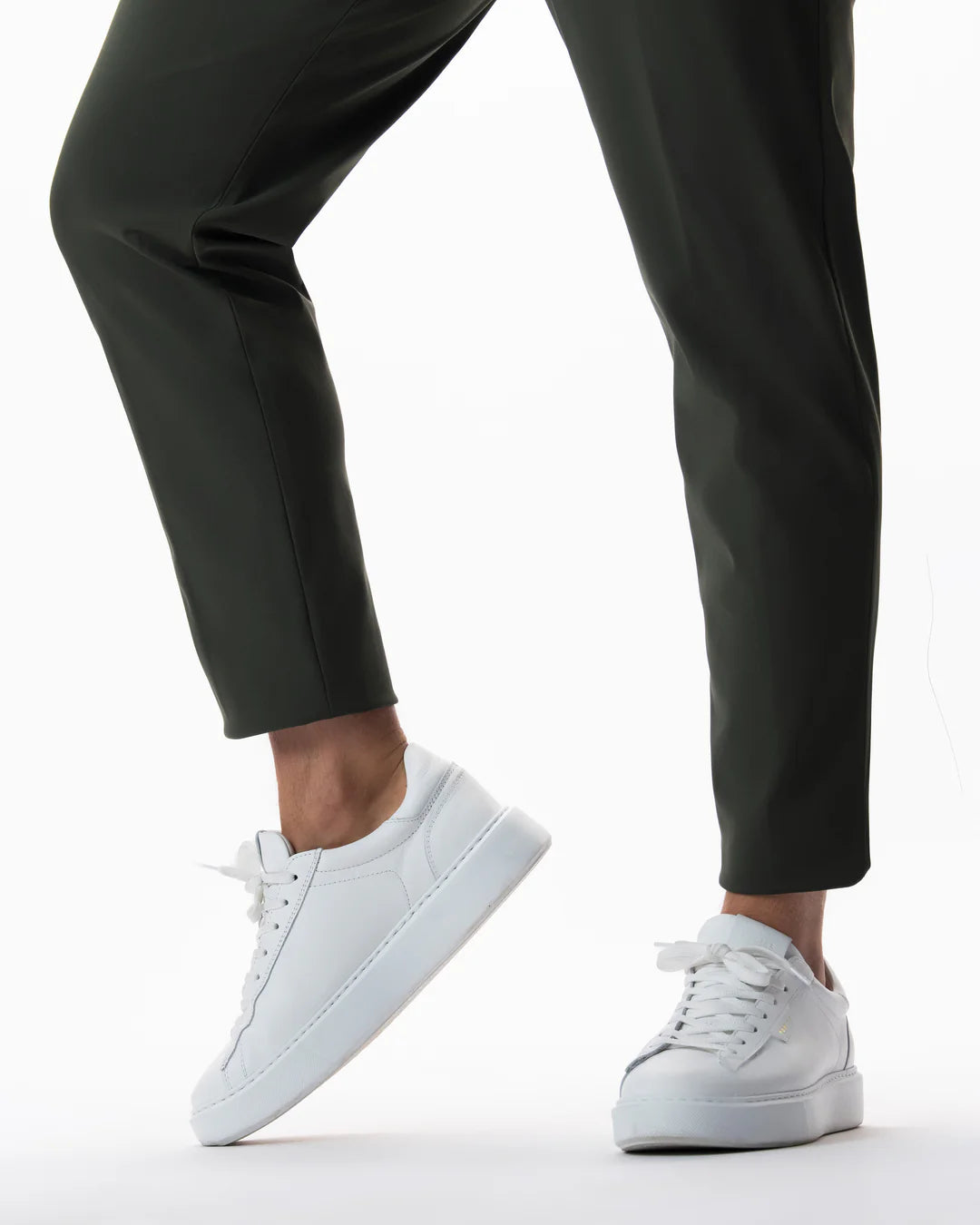 IOS - Schmale & Verkürzte Anzughose "Modern" - Khaki