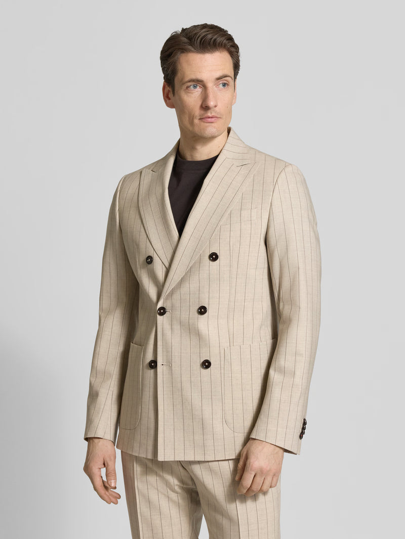 Club of Gents - Zweireiher mit italienischem Nadelstreifen - Baukasten Sakko