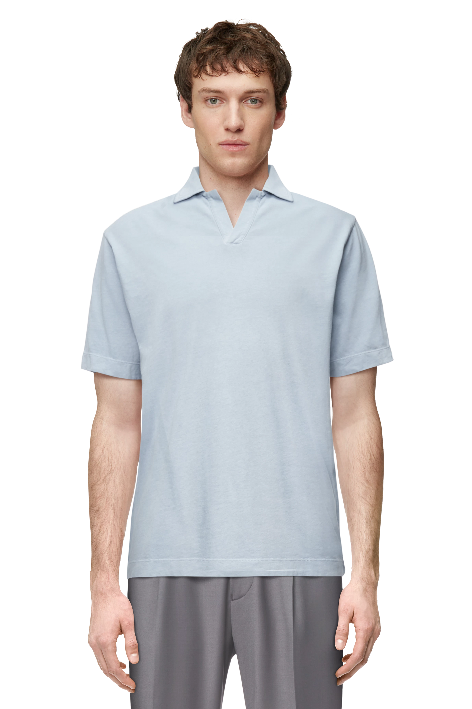 Drykorn - Poloshirt in gewaschener Jerseyoptik - Benedickt