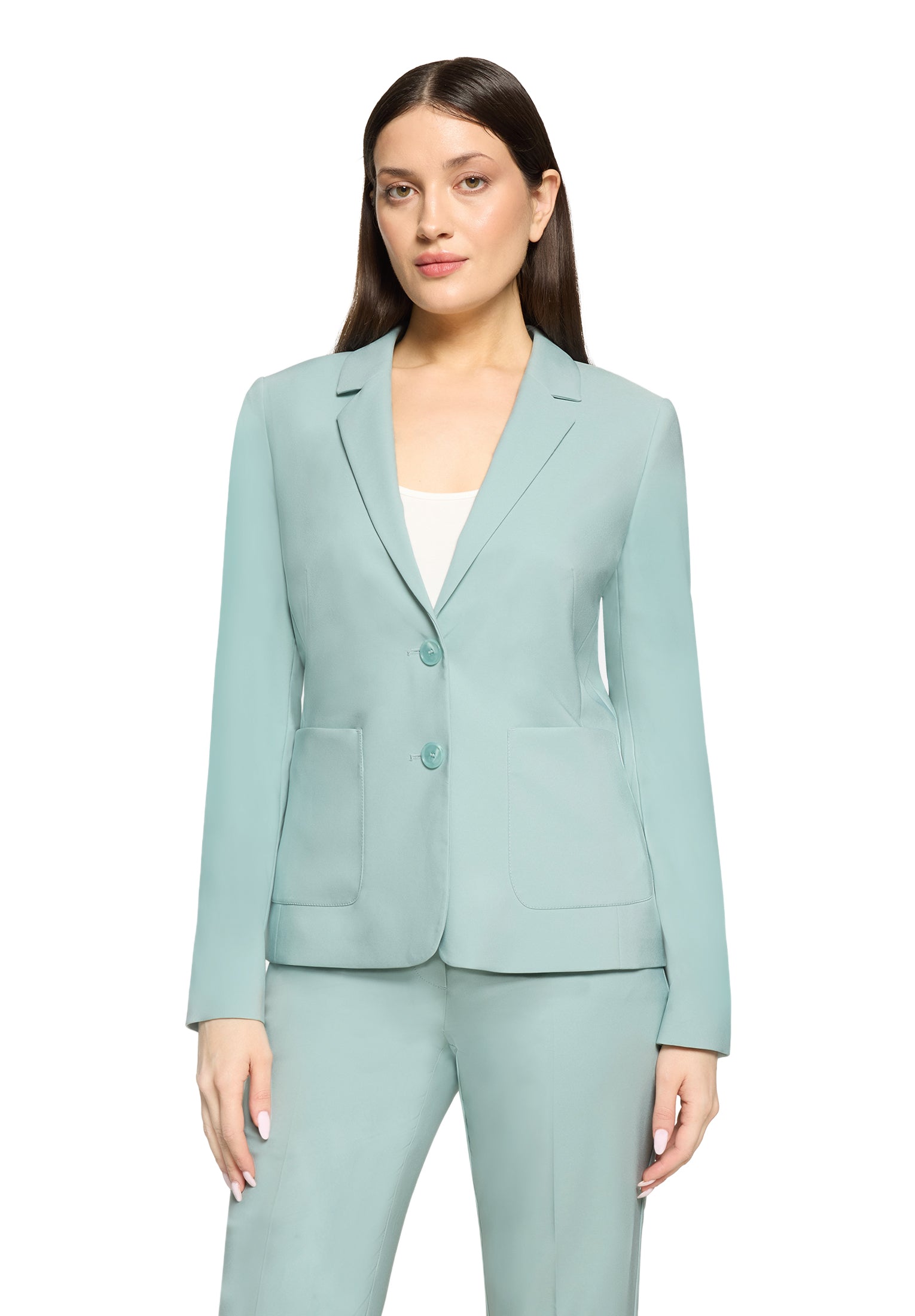 Betty Barclay - Zweiknopf Blazer in Aquagrün