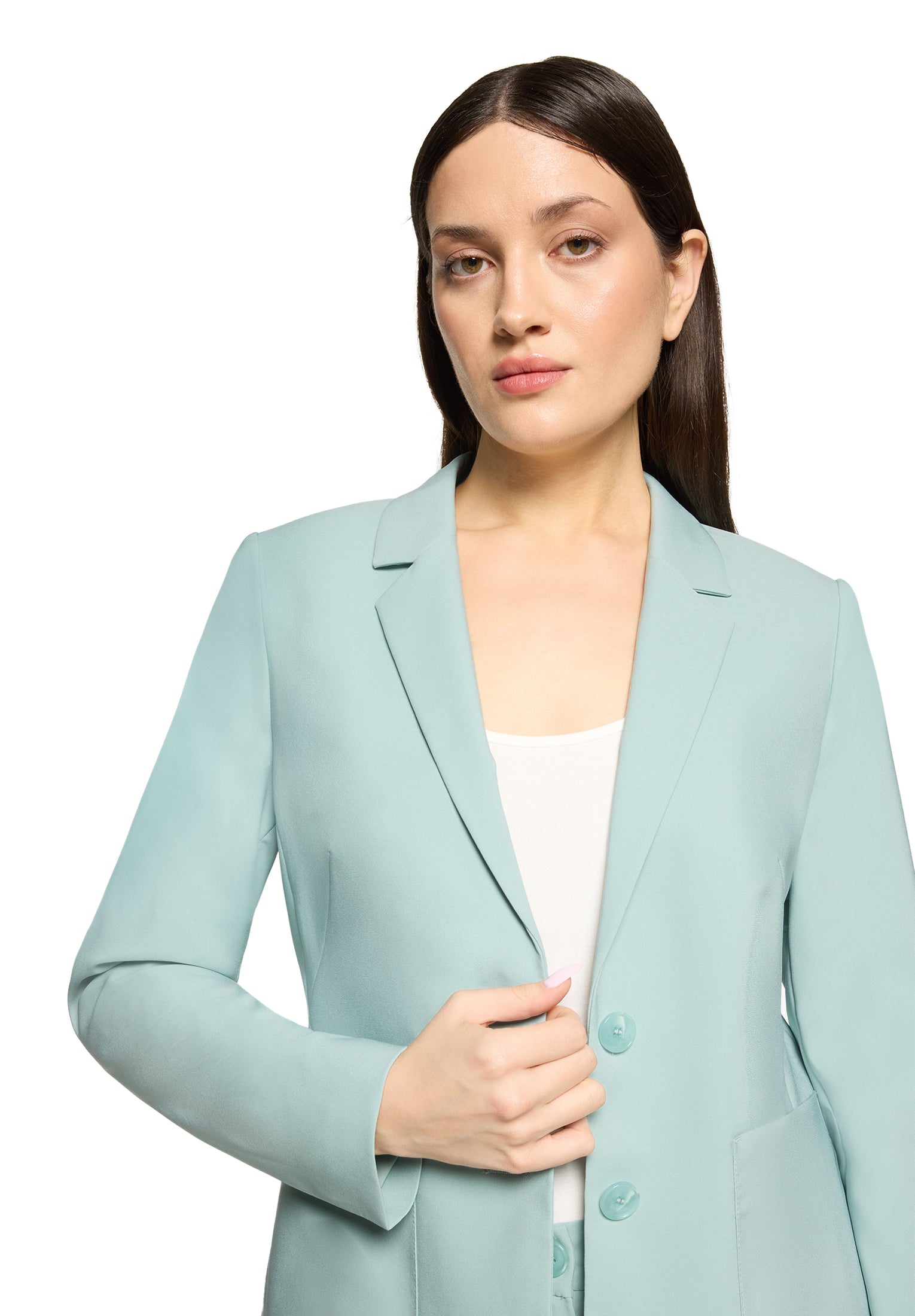 Betty Barclay - Zweiknopf Blazer in Aquagrün