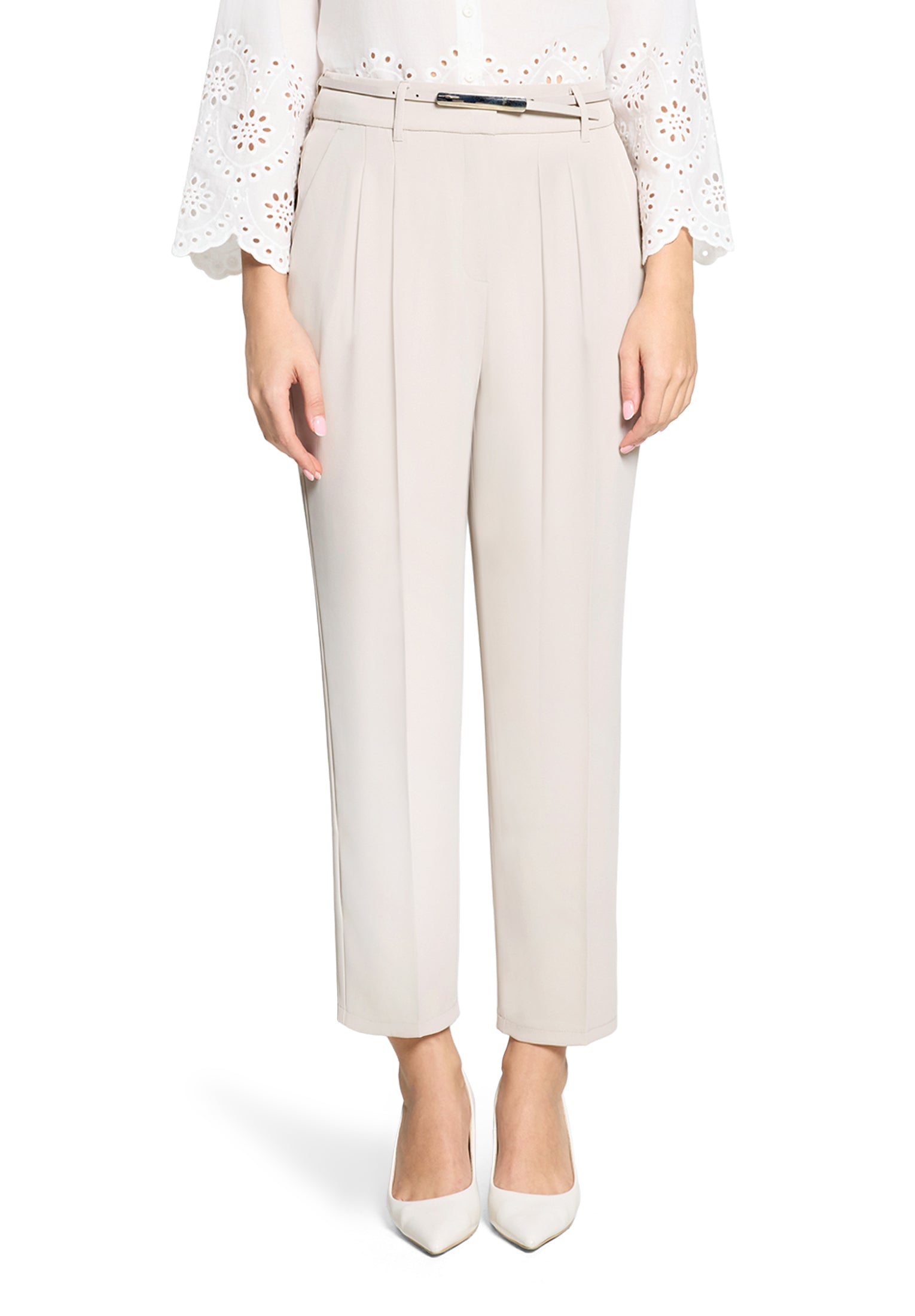 Betty Barclay - Elegante Hose 7/8 in hellem Graubeige