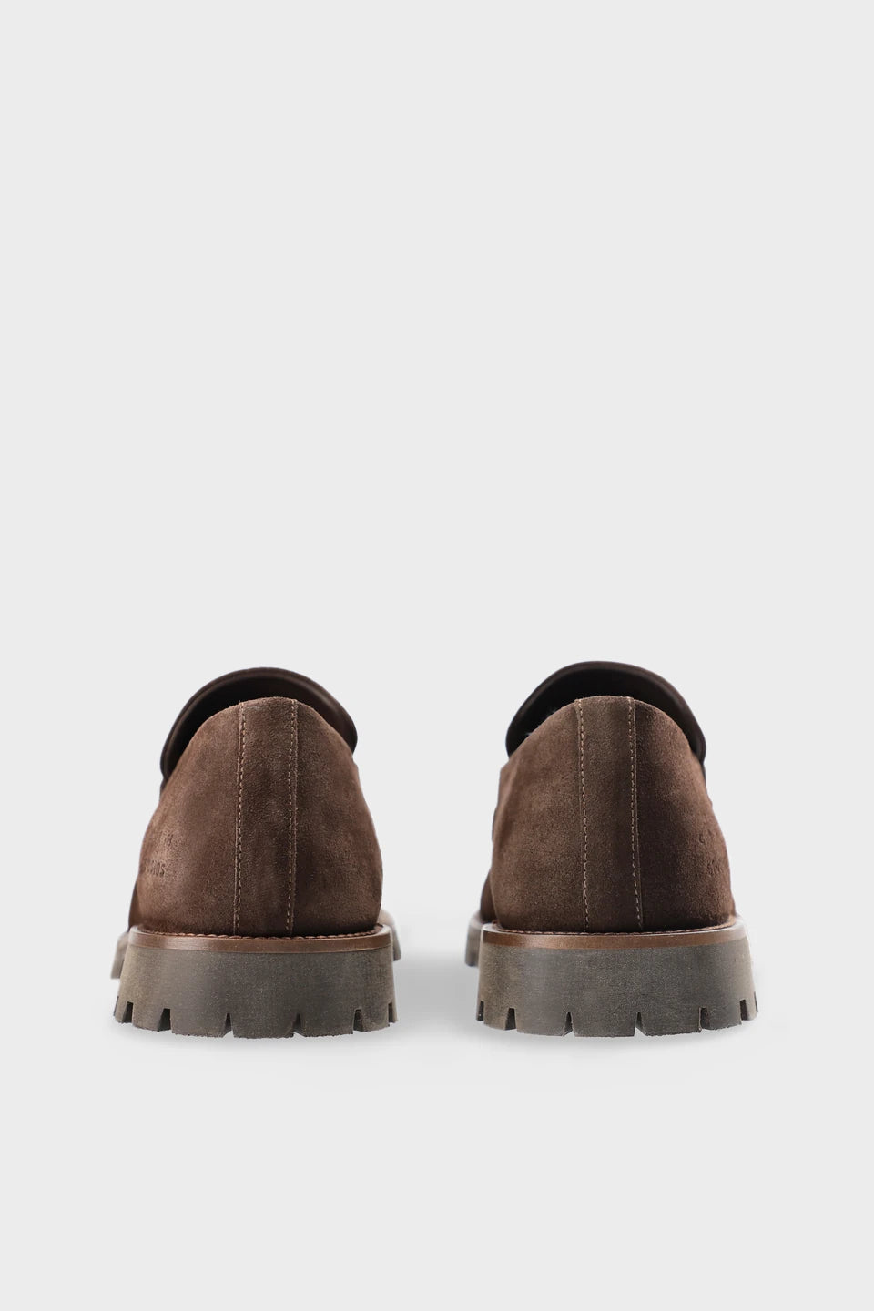 Copenhagen - Lässiger Penny Loafer in braunem Veloursleder