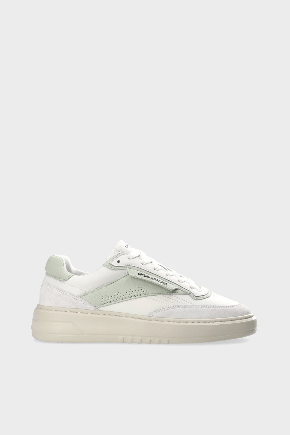 Copenhagen - Progressiver Sneaker mit Materialmix in zartem Grün - CPH89M