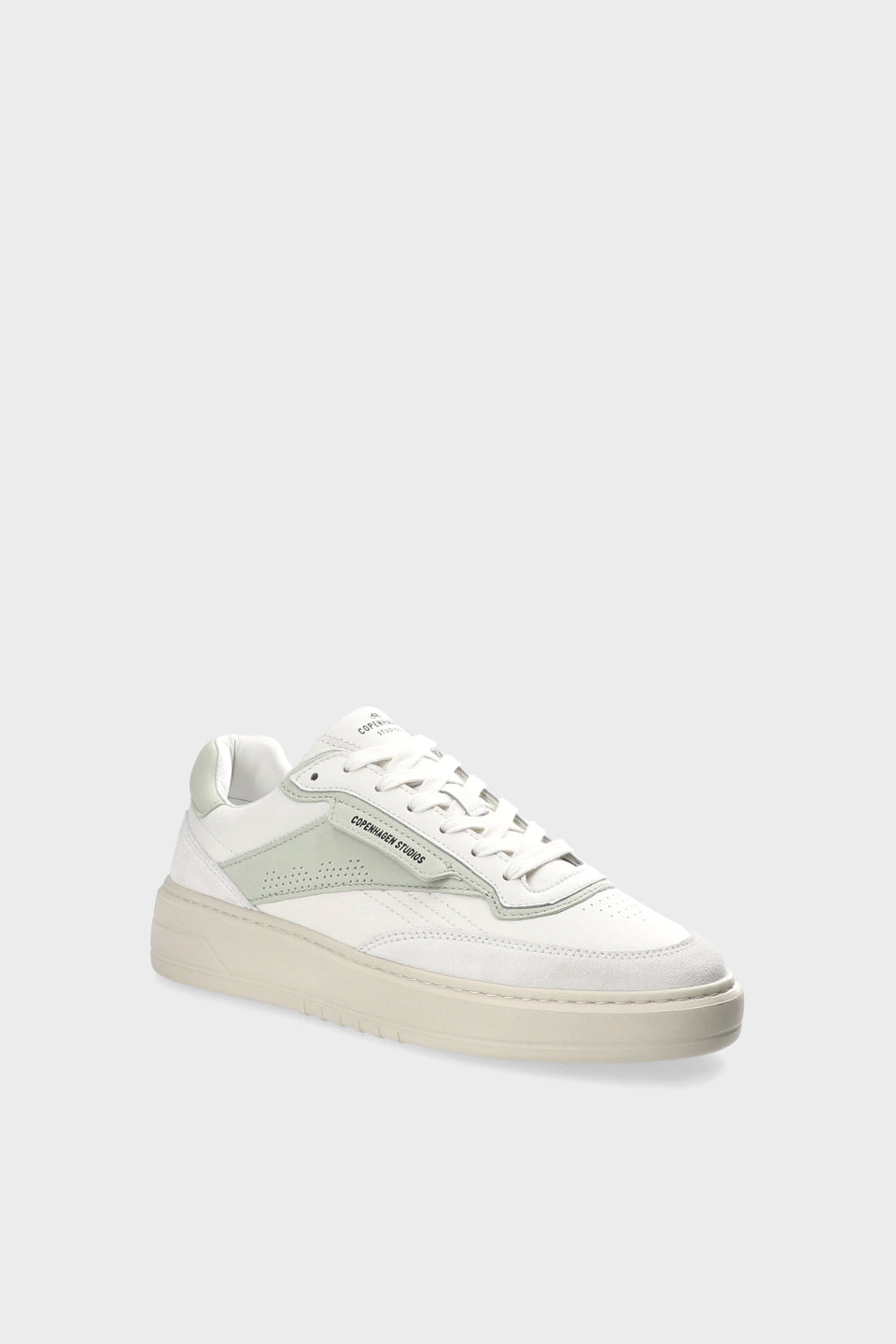 Copenhagen - Progressiver Sneaker mit Materialmix in zartem Grün - CPH89M