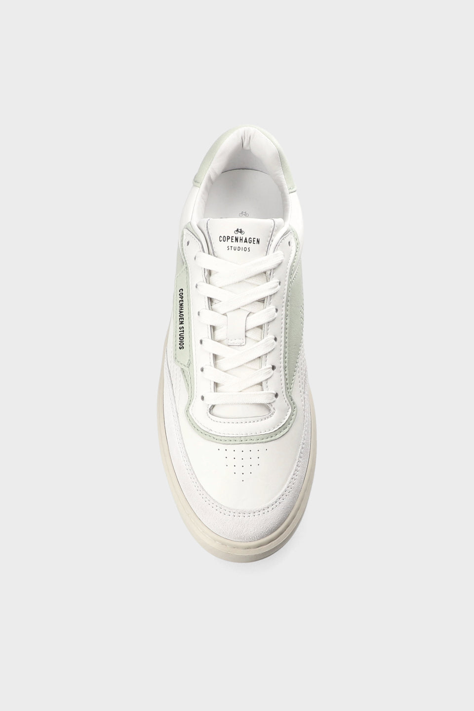 Copenhagen - Progressiver Sneaker mit Materialmix in zartem Grün - CPH89M